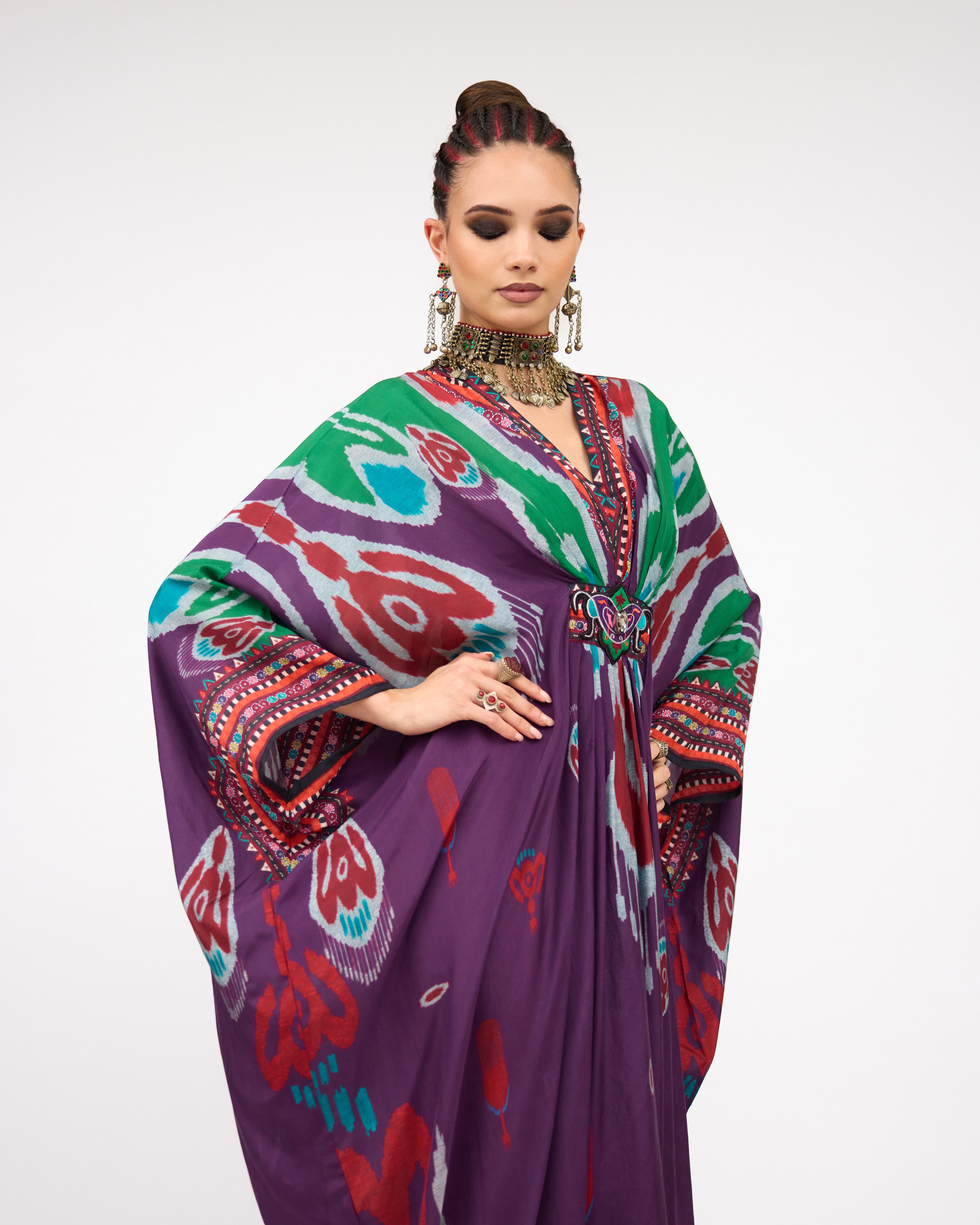 Tangier : Imama - Purple/Multi