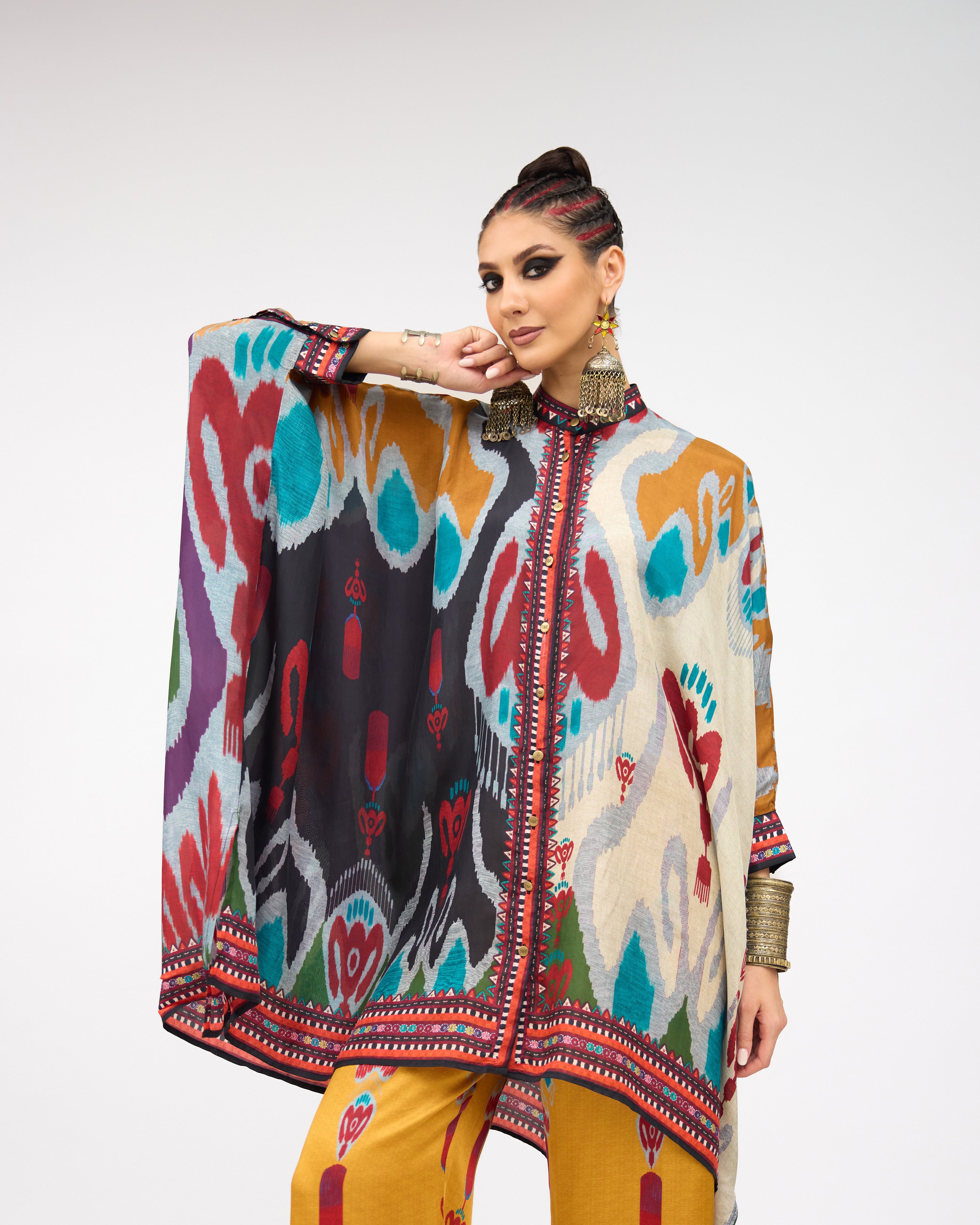 Tangier : Dakota - Mustard/Multi