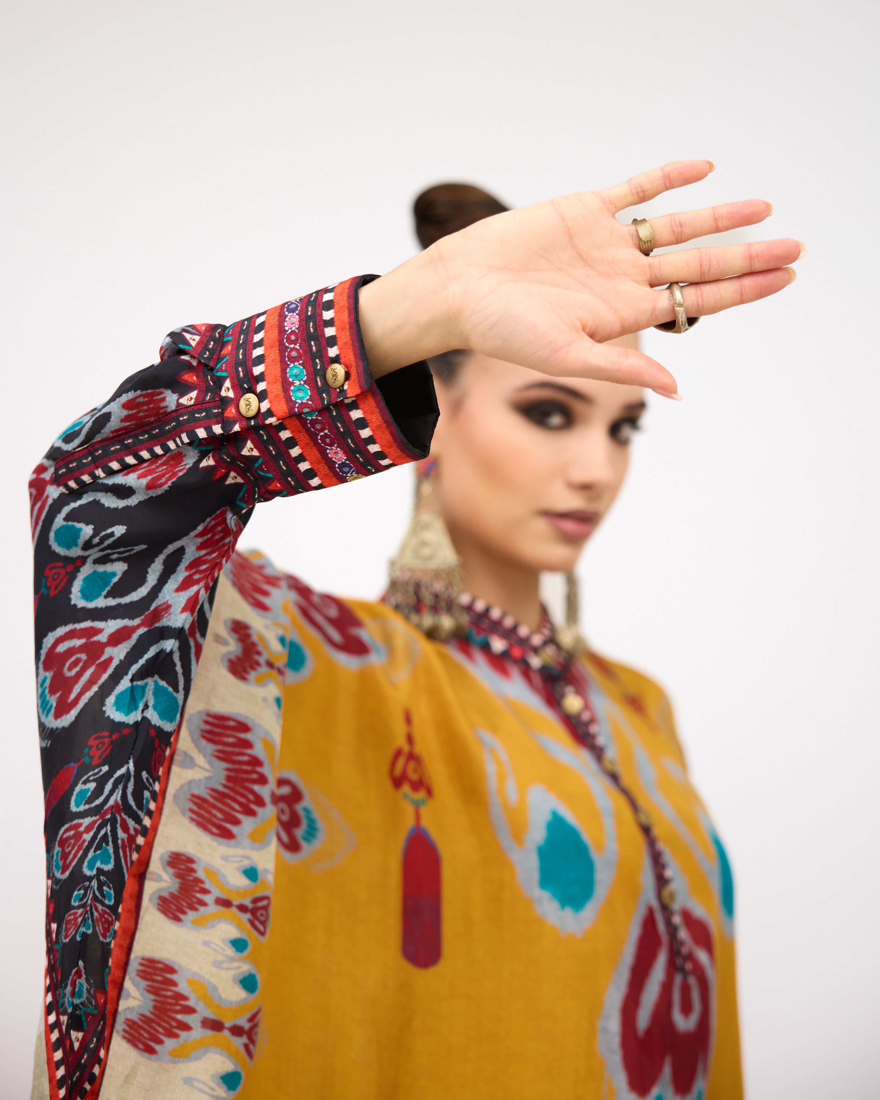 Tangier : Mabel - Mustard/Multi