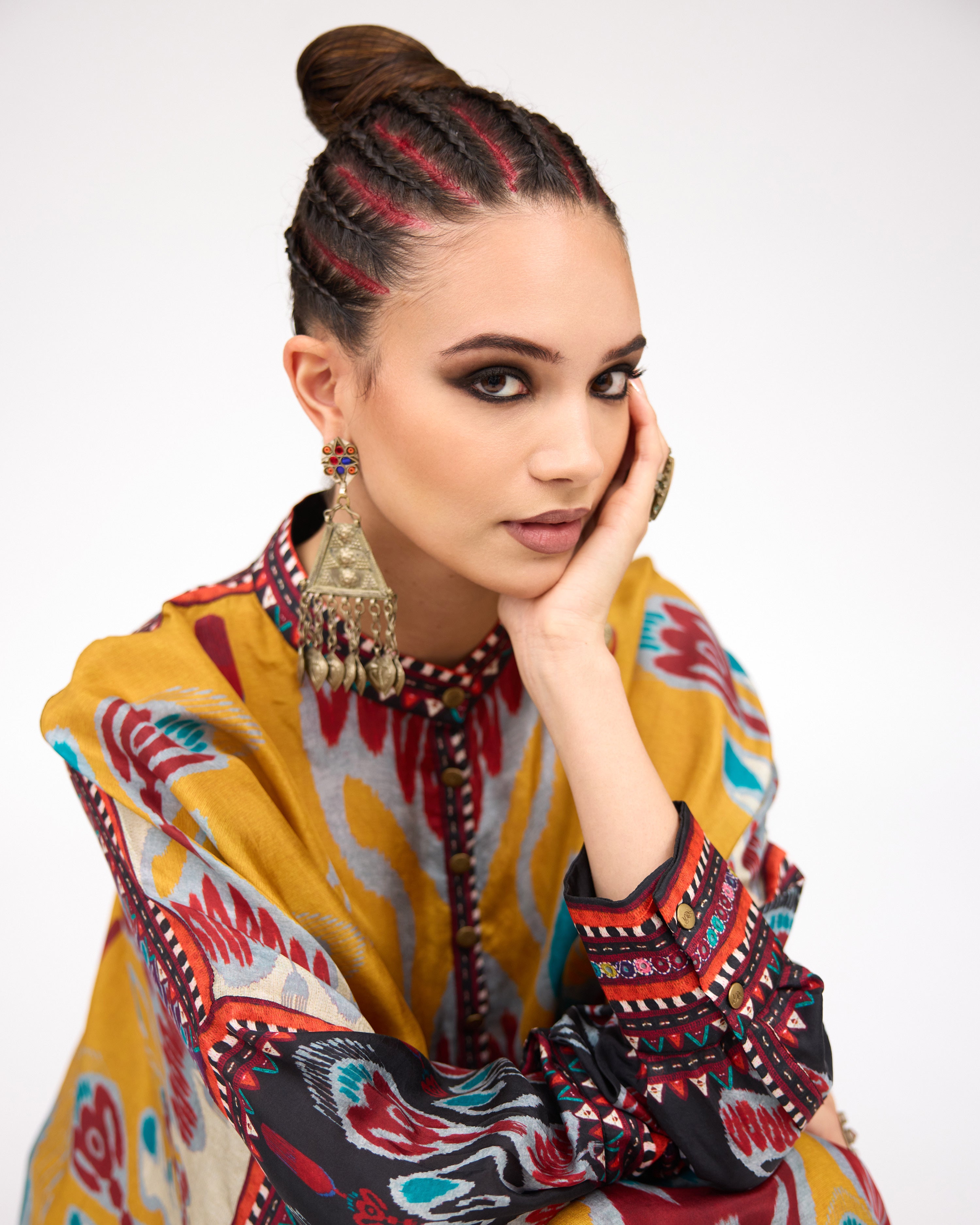 Tangier : Mabel - Mustard/Multi