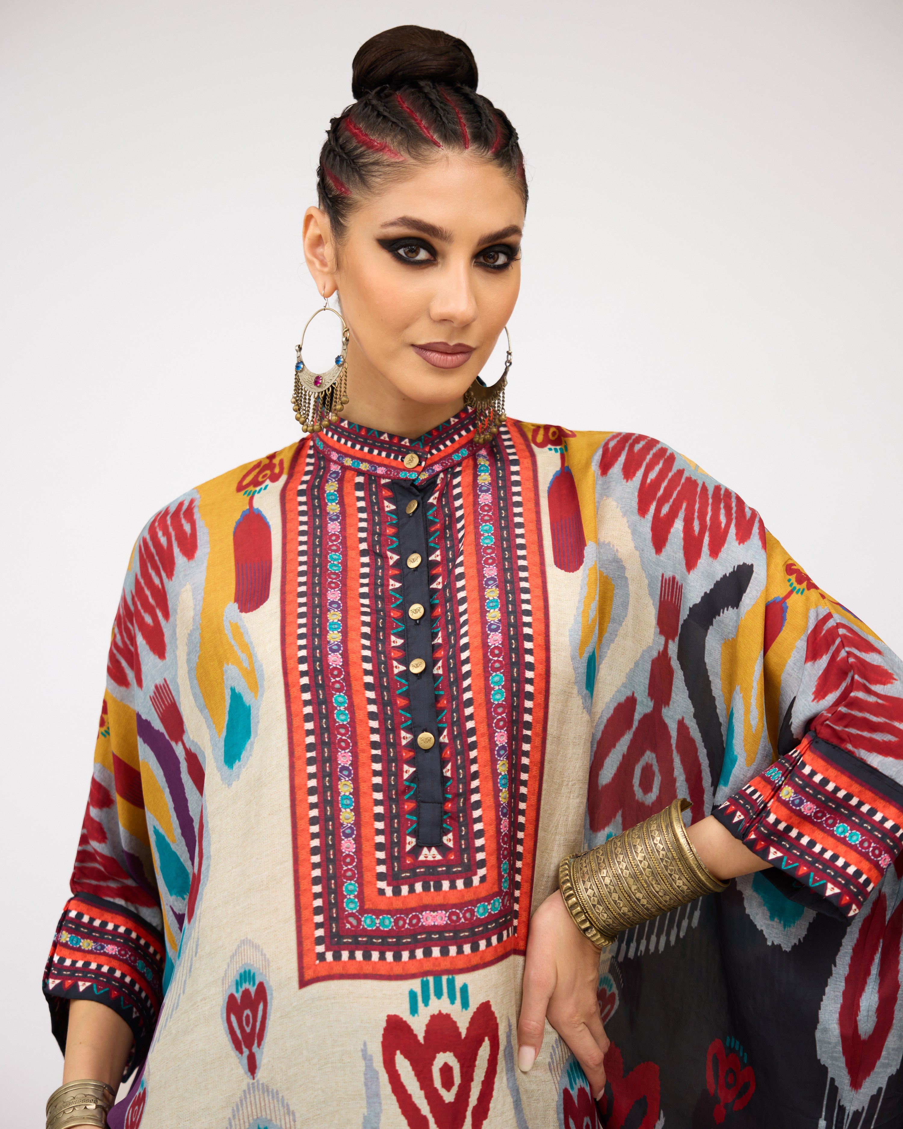 Tangier : Chanel 36" - Eggshell/Multi