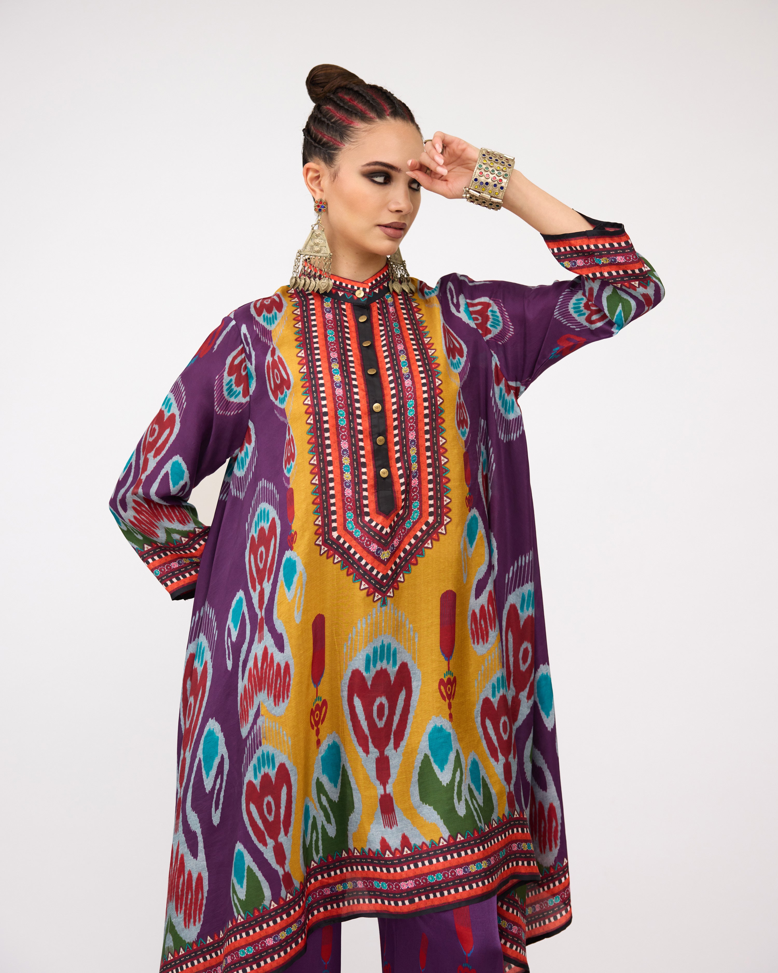 Tangier : Navya - Purple/Multi