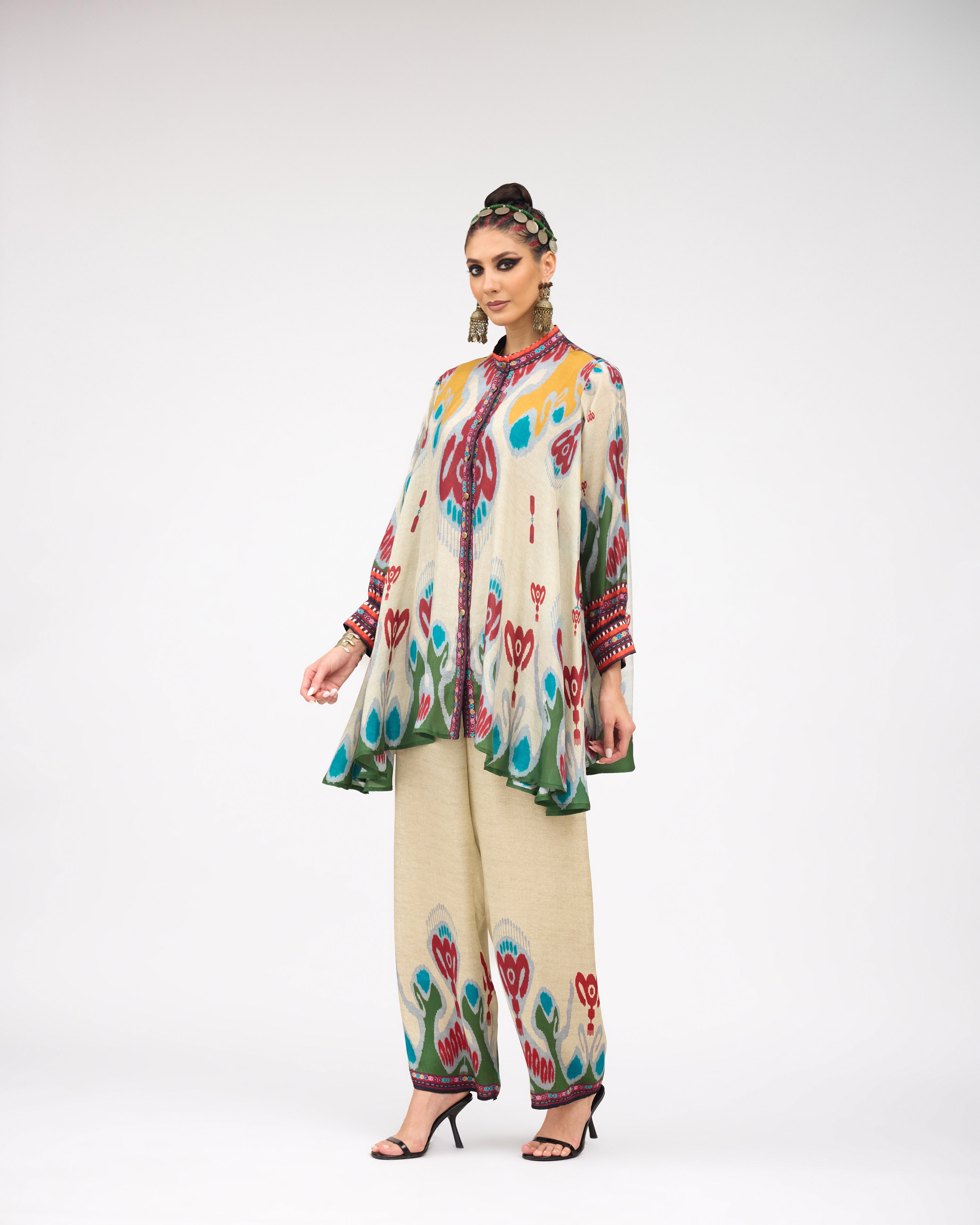 Tangier : Nilofer - Eggshell/Multi