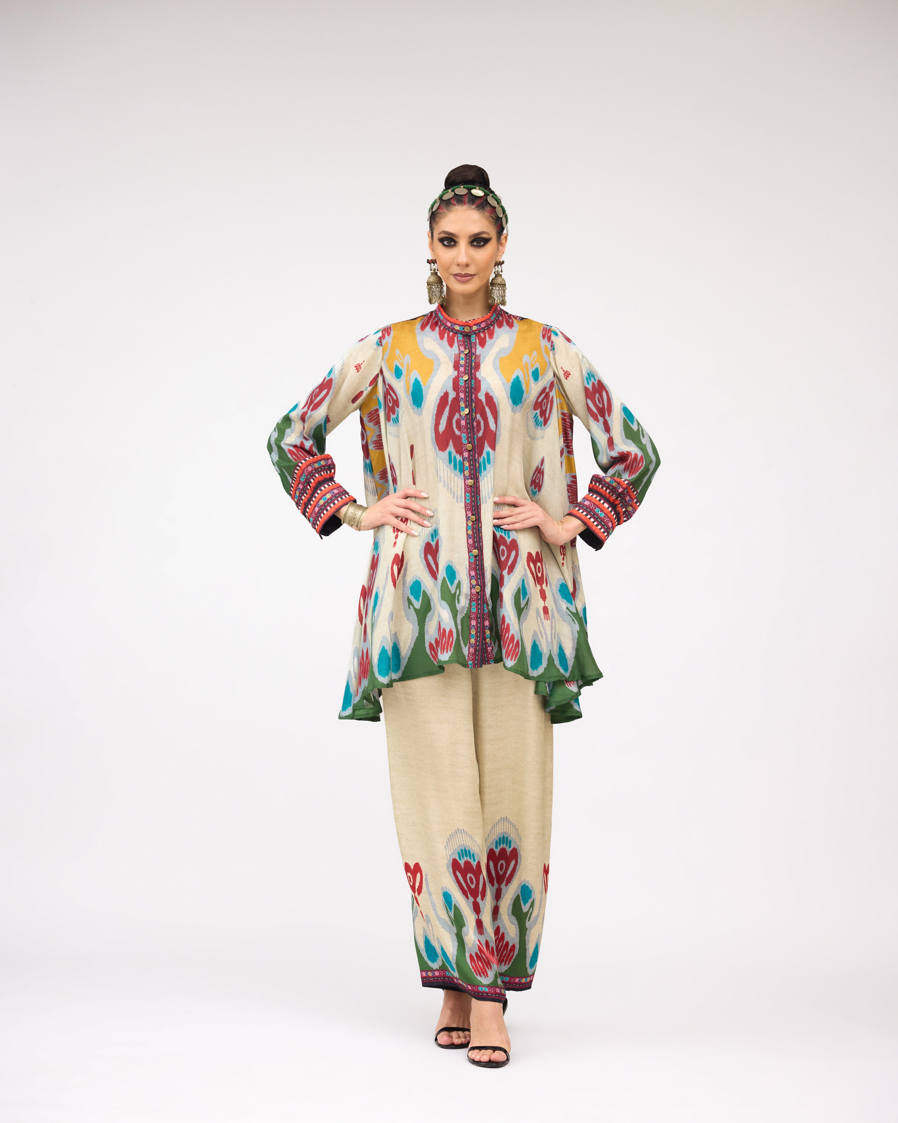 Tangier : Nilofer - Eggshell/Multi