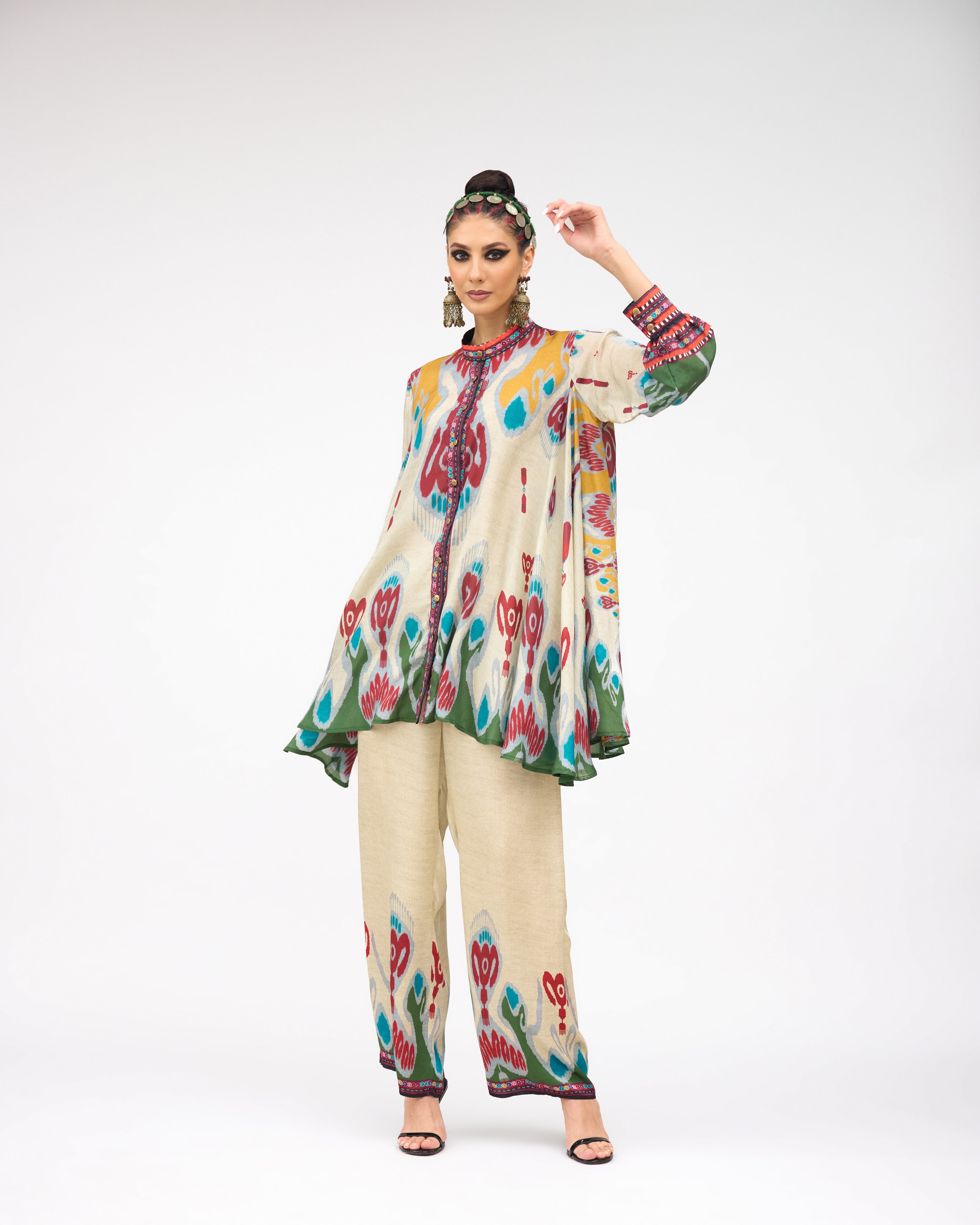 Tangier : Nilofer - Eggshell/Multi