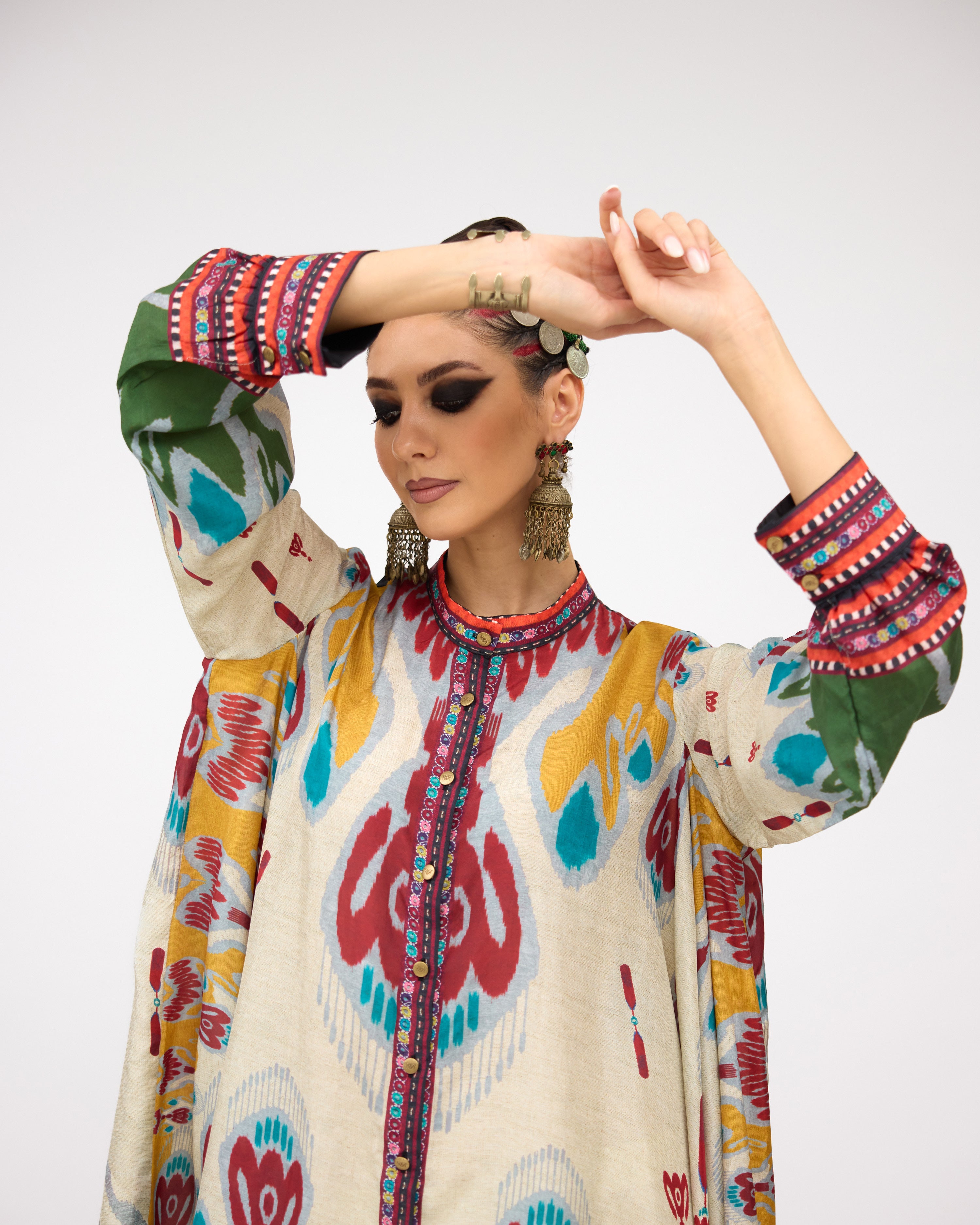Tangier : Nilofer - Eggshell/Multi