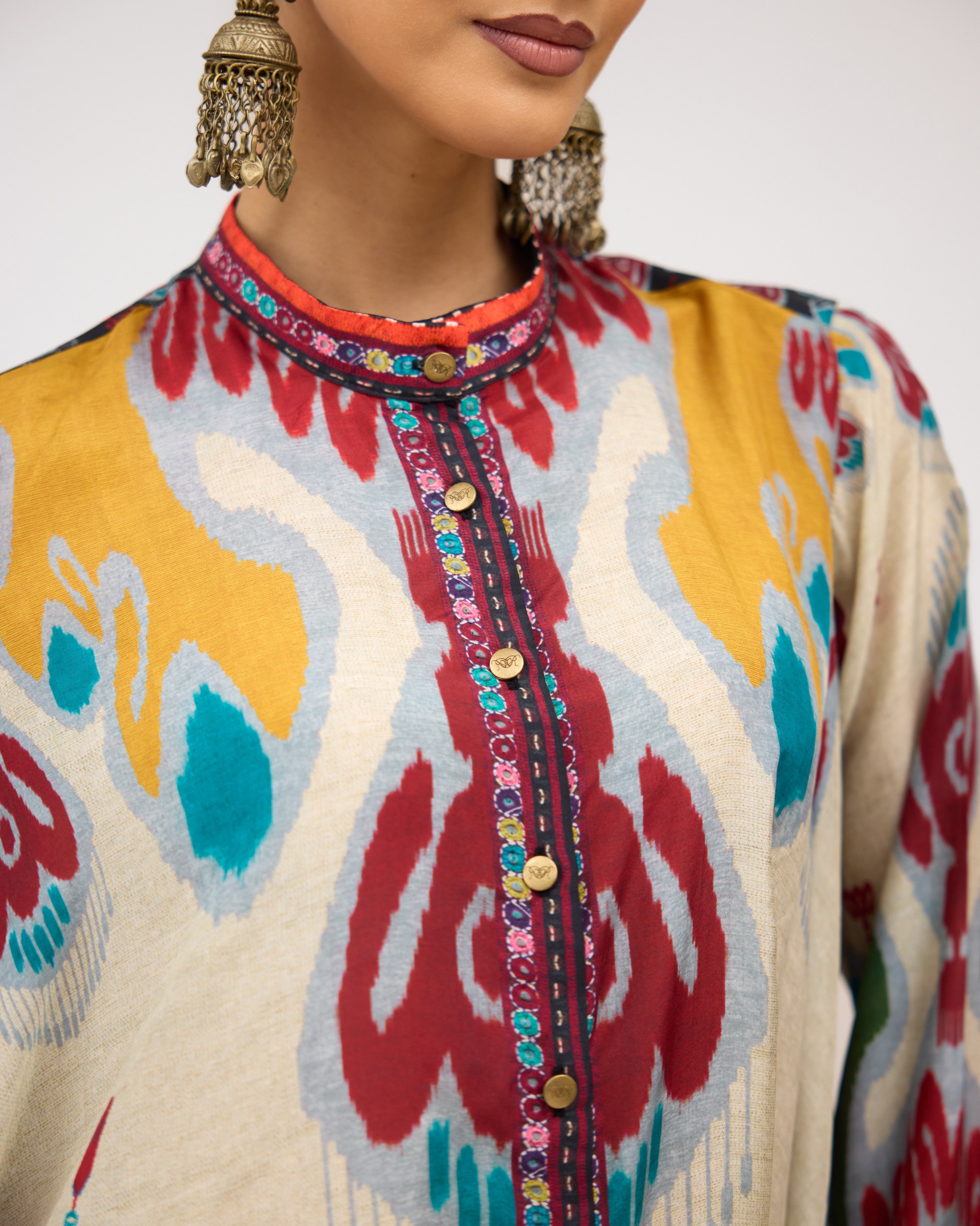 Tangier : Nilofer - Eggshell/Multi