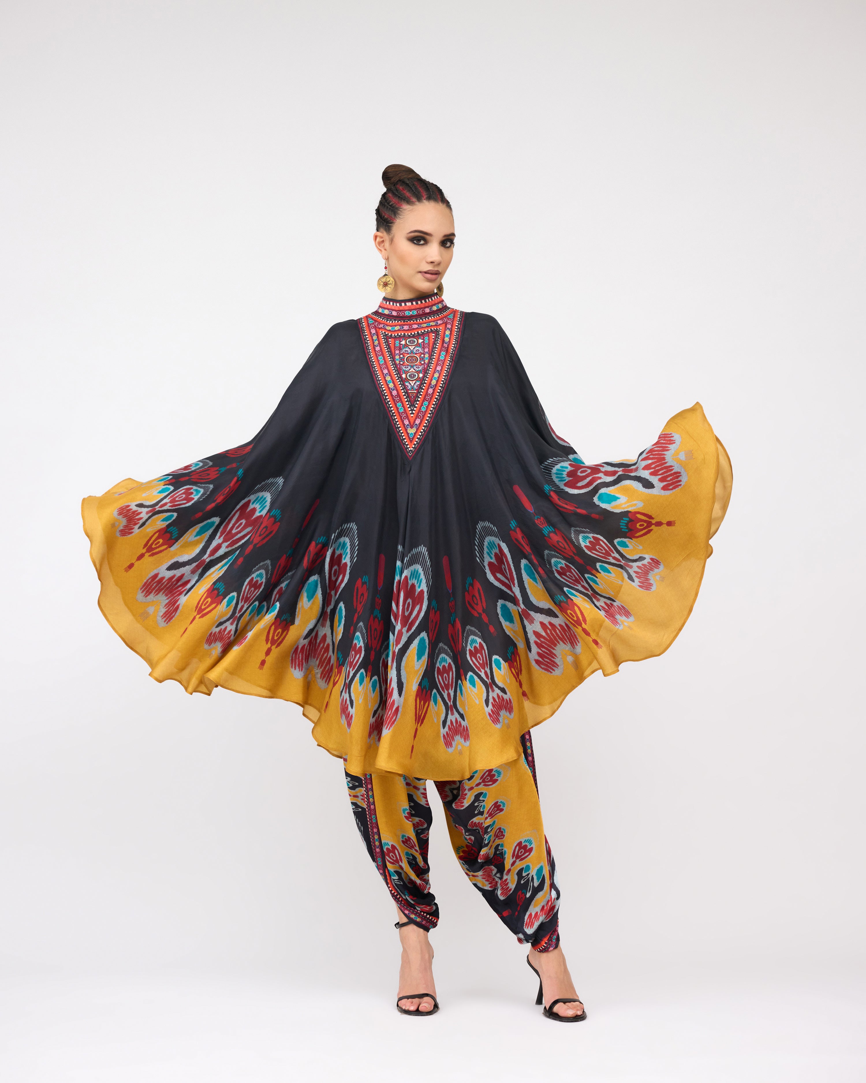 Tangier : Farah - Charcoal/Multi