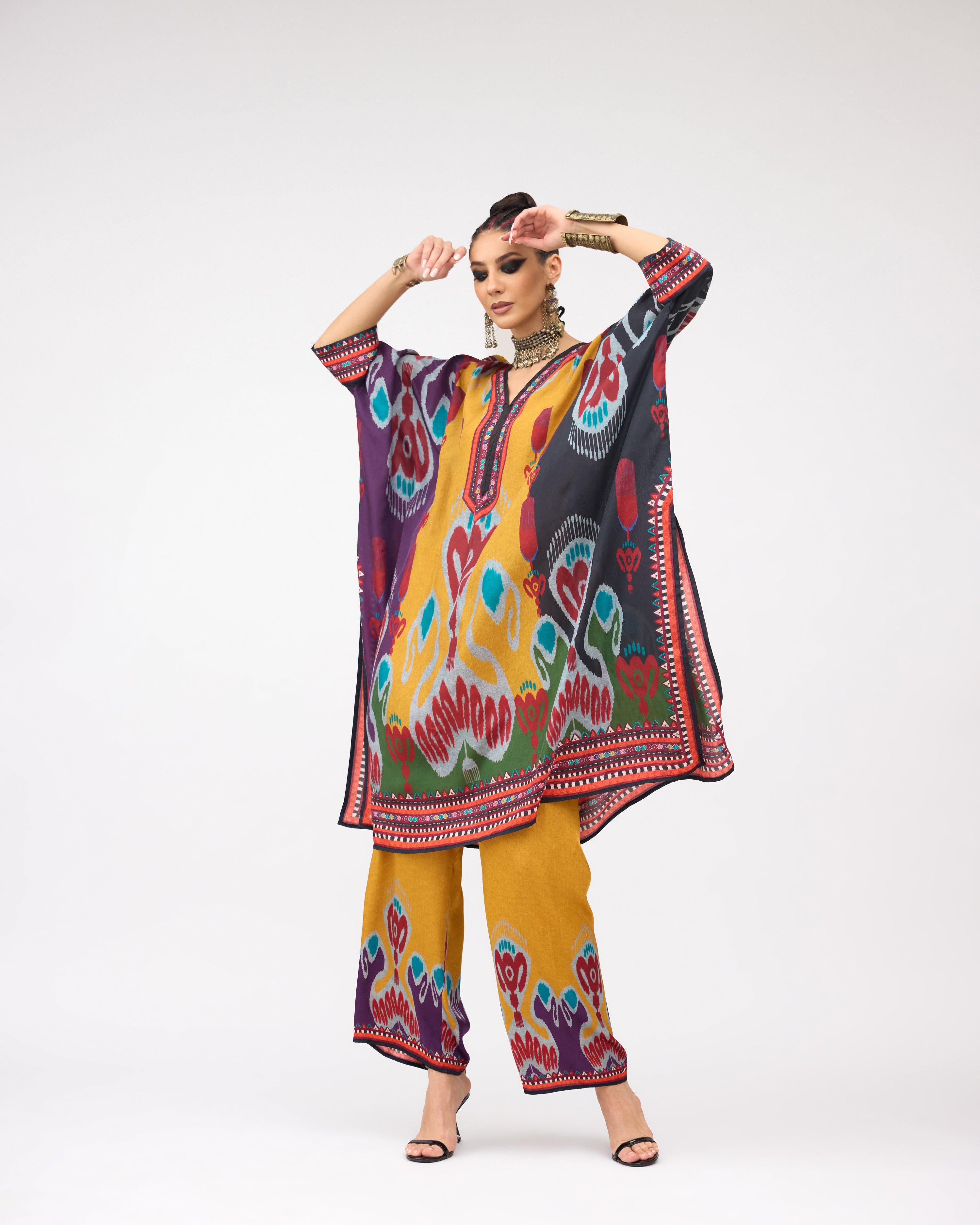 Tangier : Chantelle 42" - Mustard/Multi