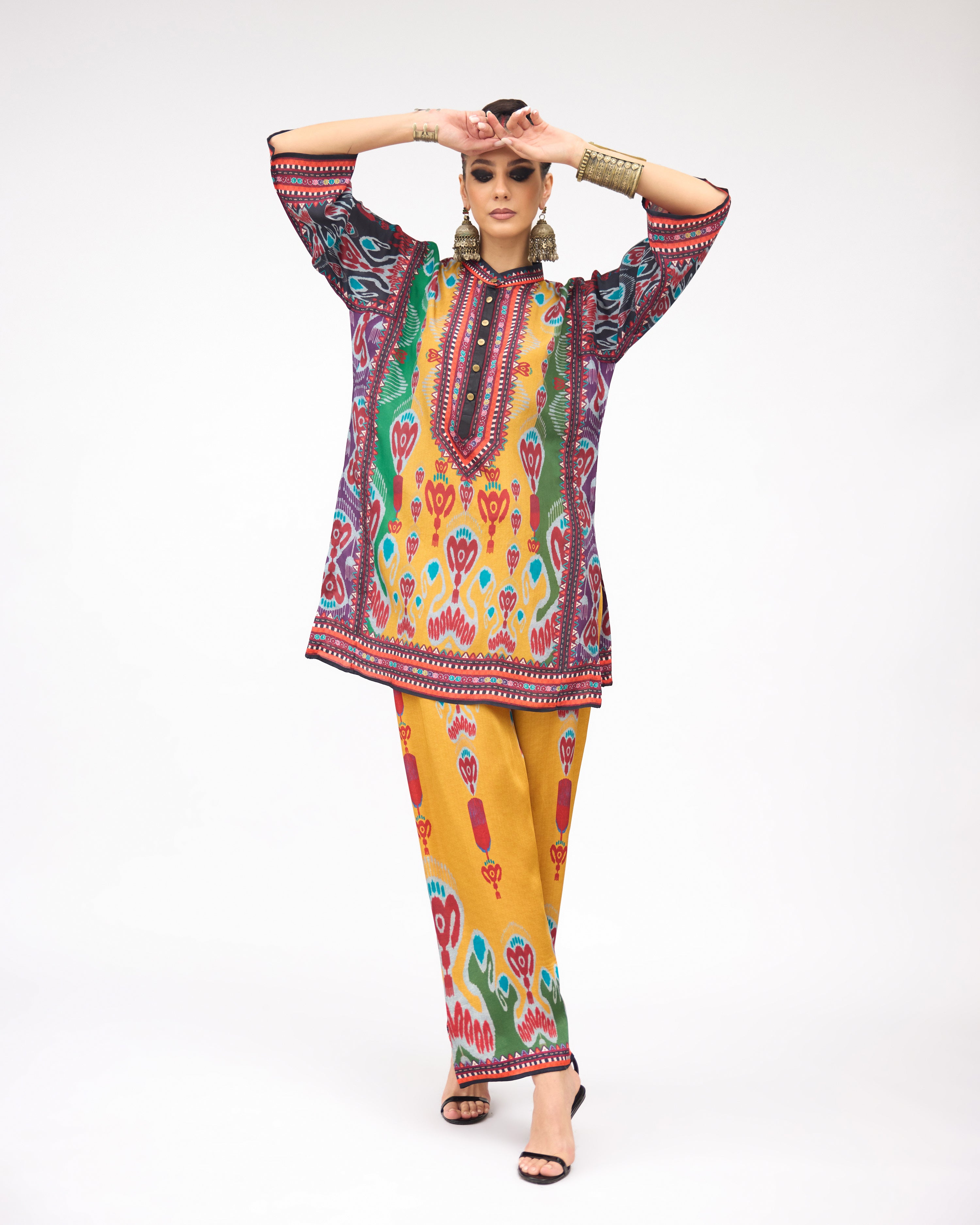 Tangier : Ghazal - Mustard/Multi