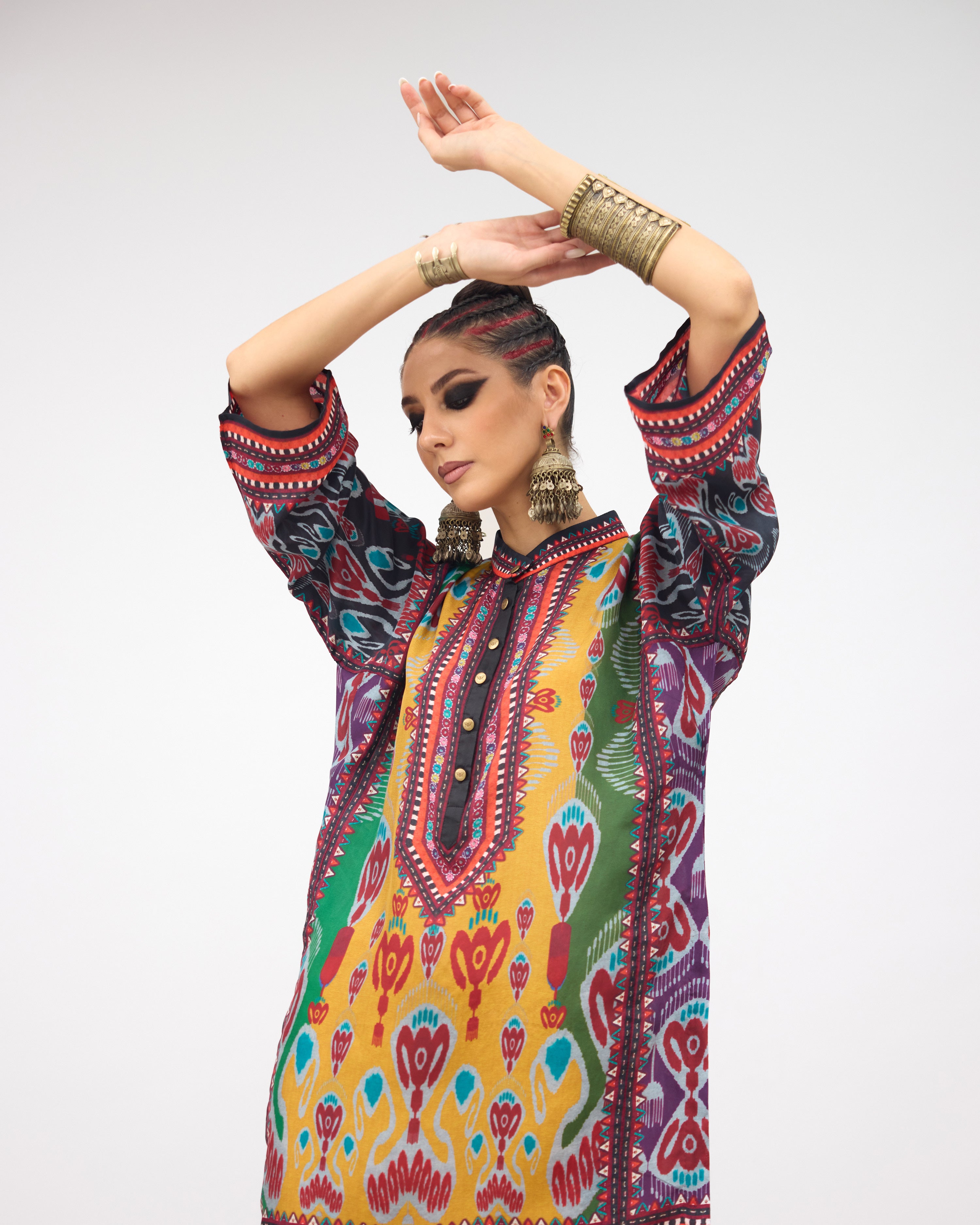 Tangier : Ghazal - Mustard/Multi