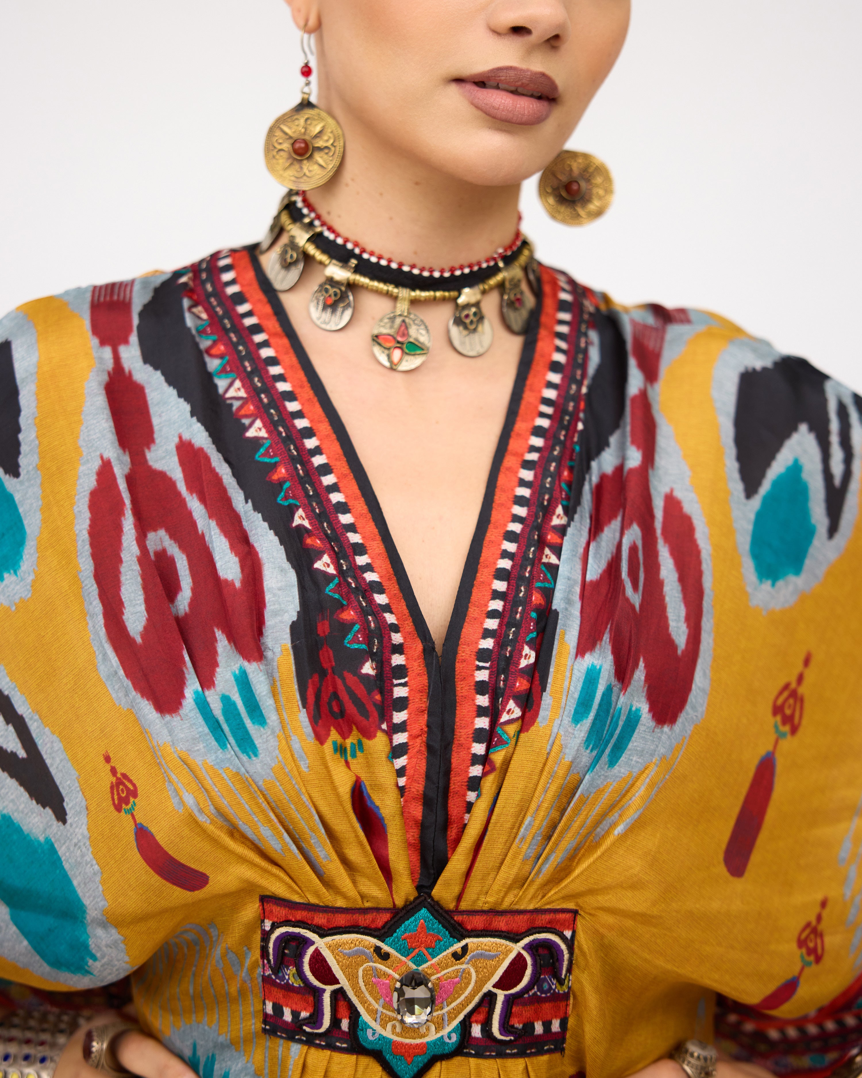 Tangier : Maya/Indonesia - Mustard/Multi