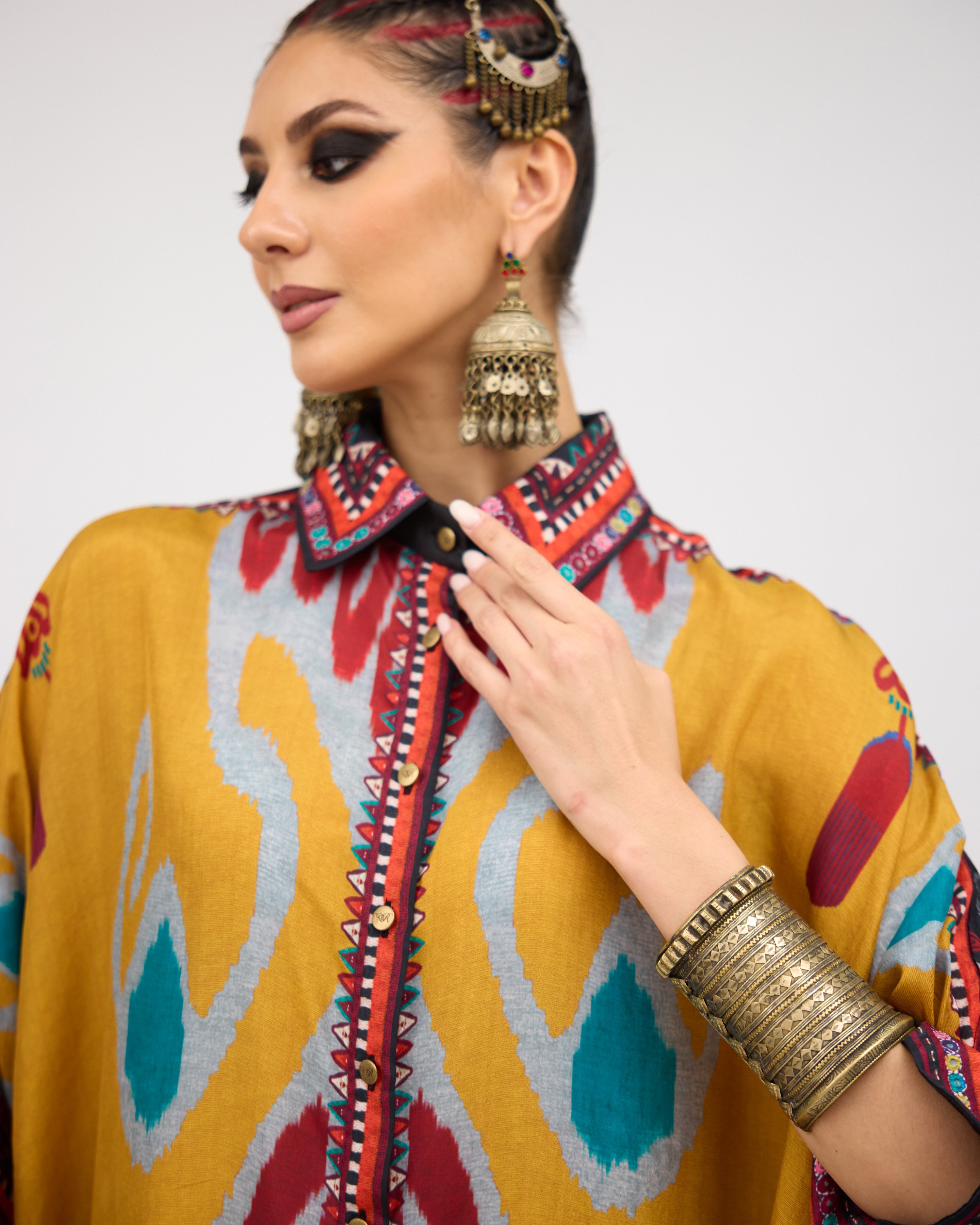 Tangier : Kamara - Mustard/Multi