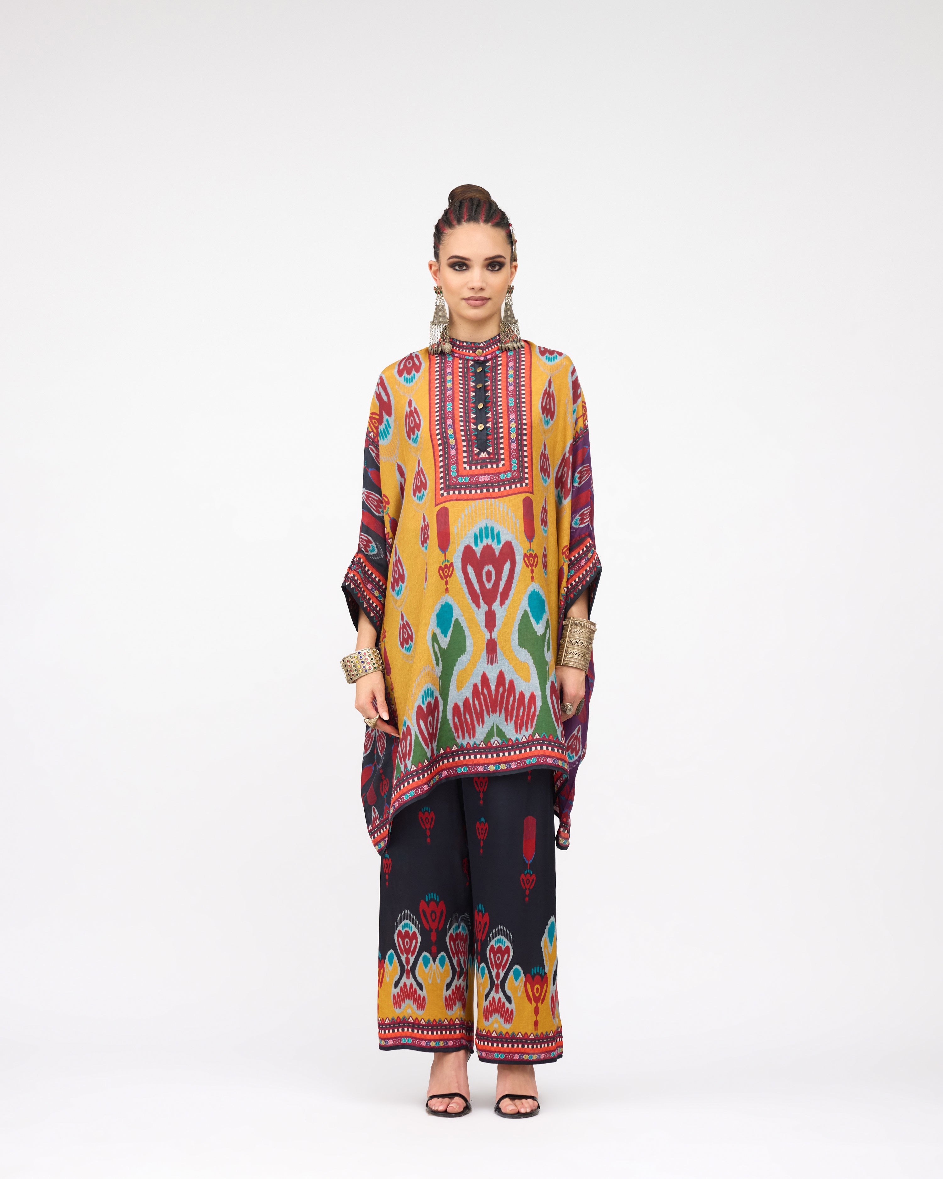 Tangier : Chanel 36" - Mustard/Multi