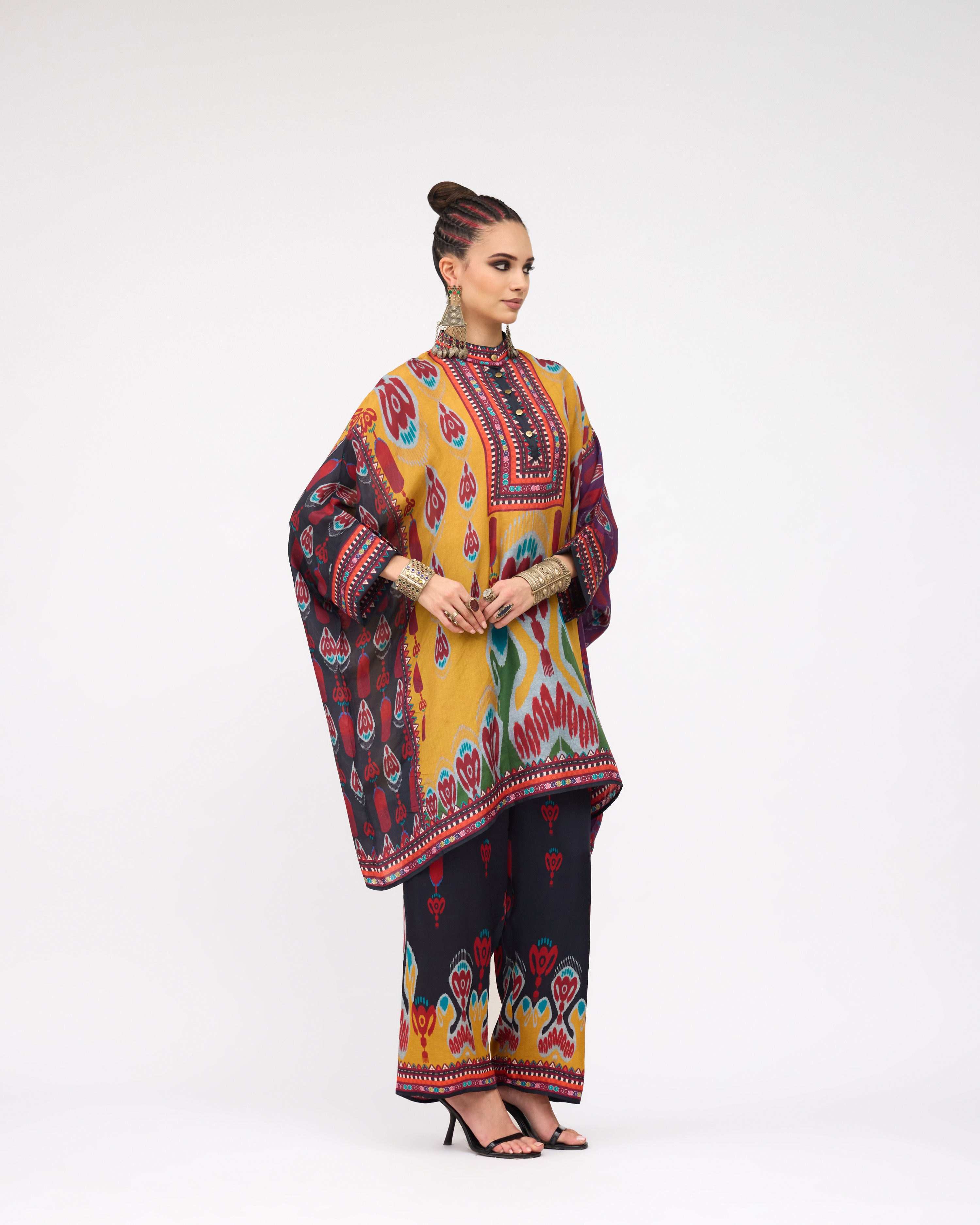 Tangier : Chanel 36" - Mustard/Multi