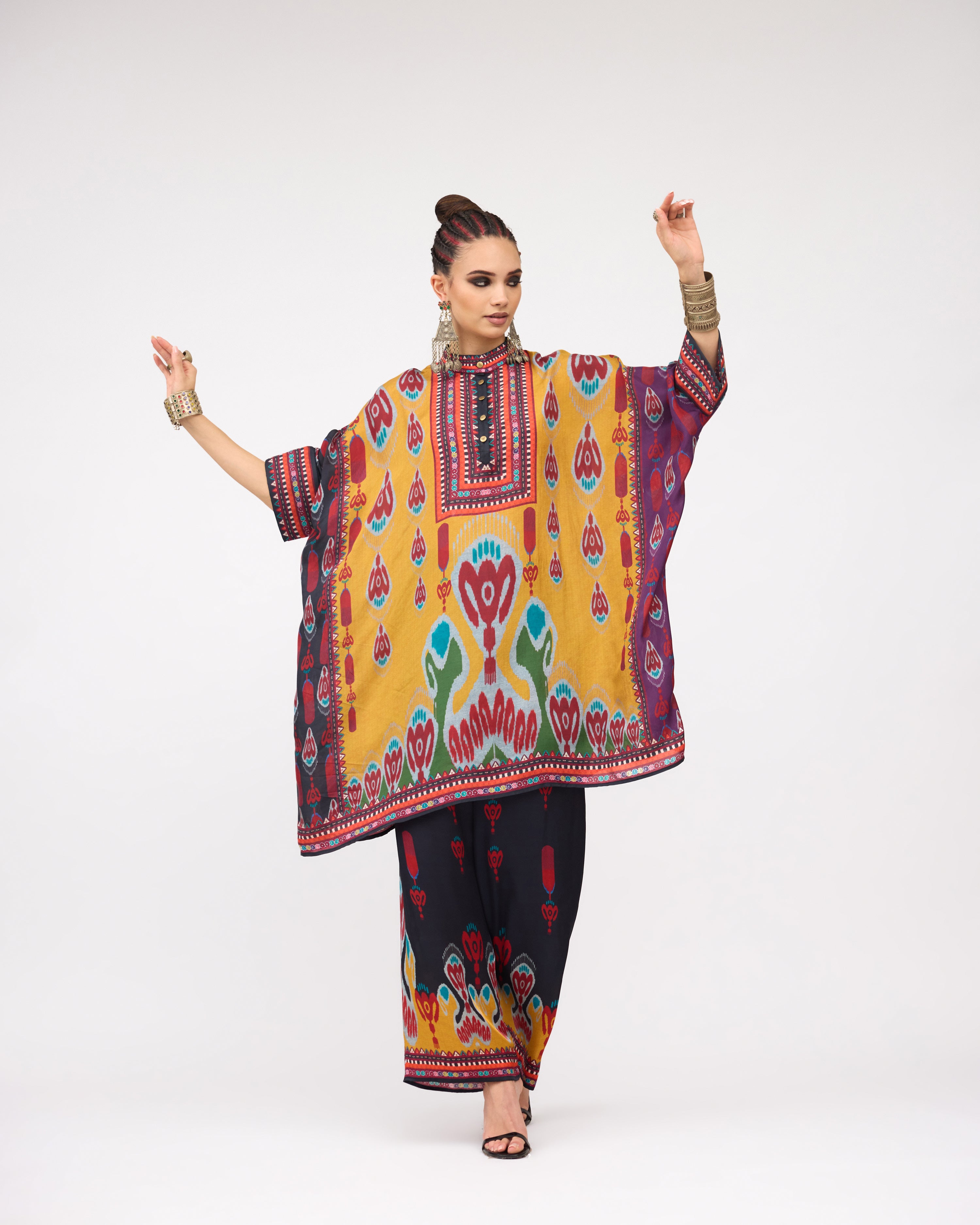 Tangier : Chanel 36" - Mustard/Multi