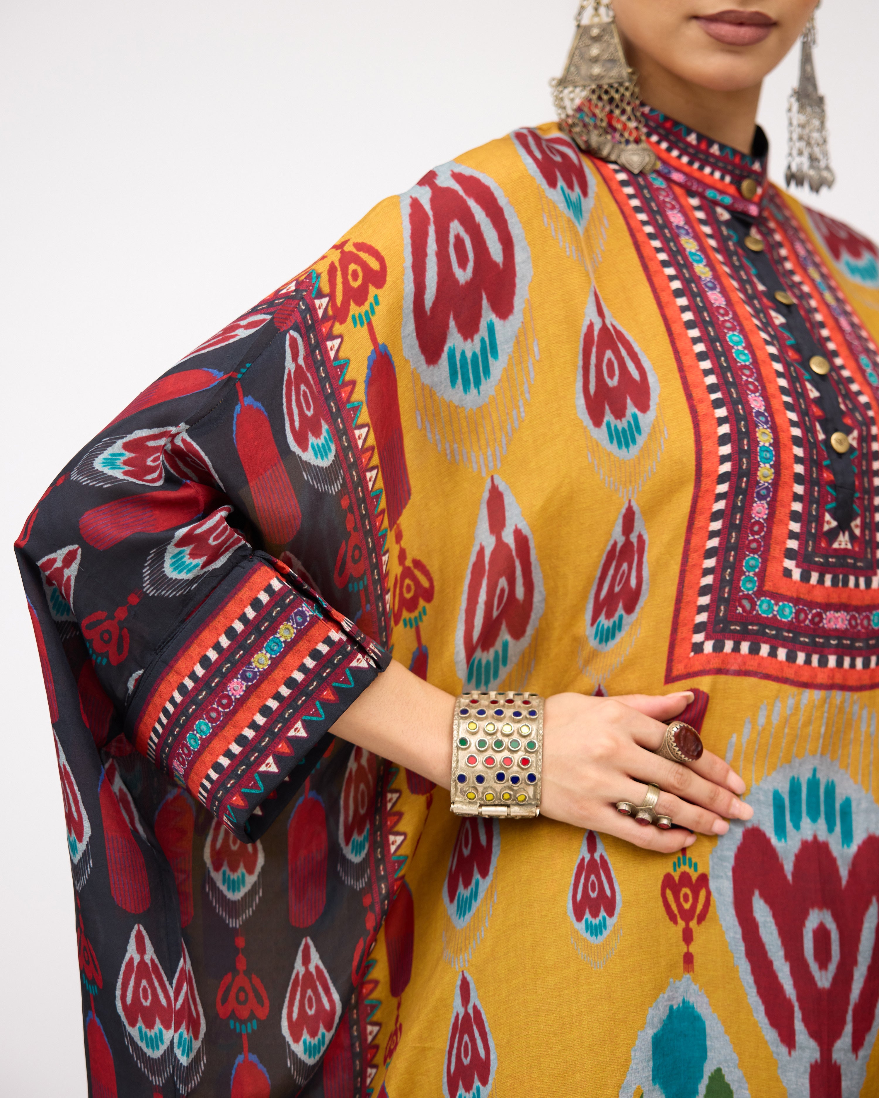 Tangier : Chanel 36" - Mustard/Multi