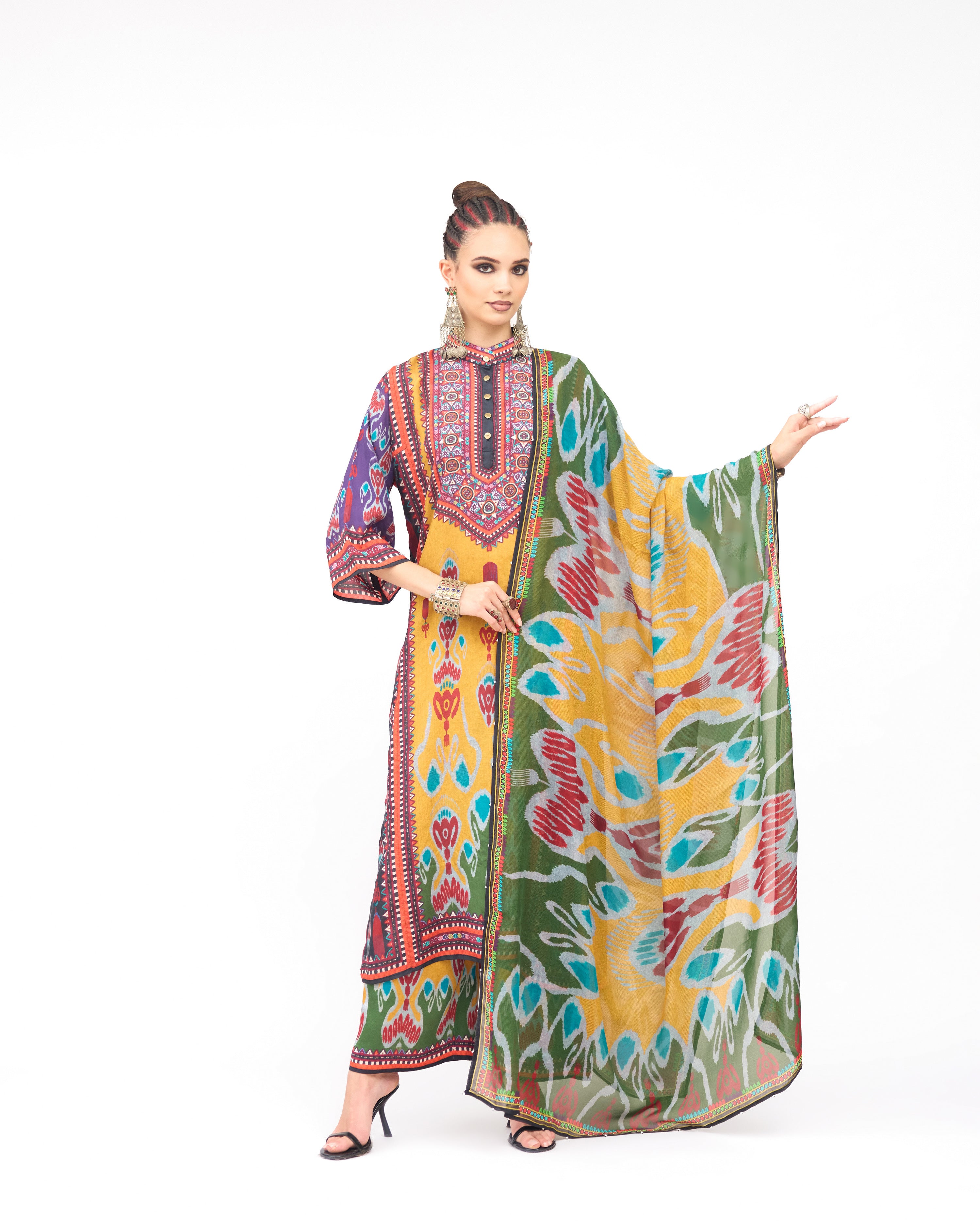 Tangier : Ghazala - Mustard/Multi