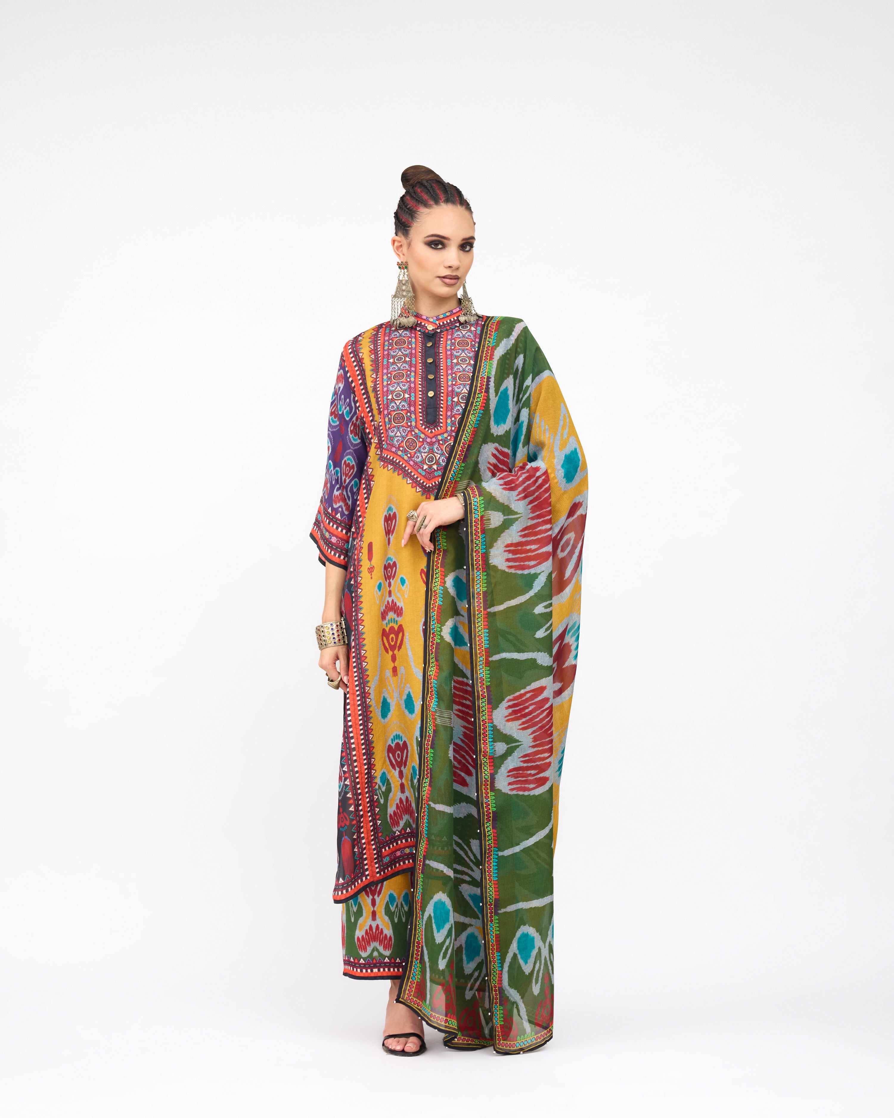 Tangier : Ghazala - Mustard/Multi
