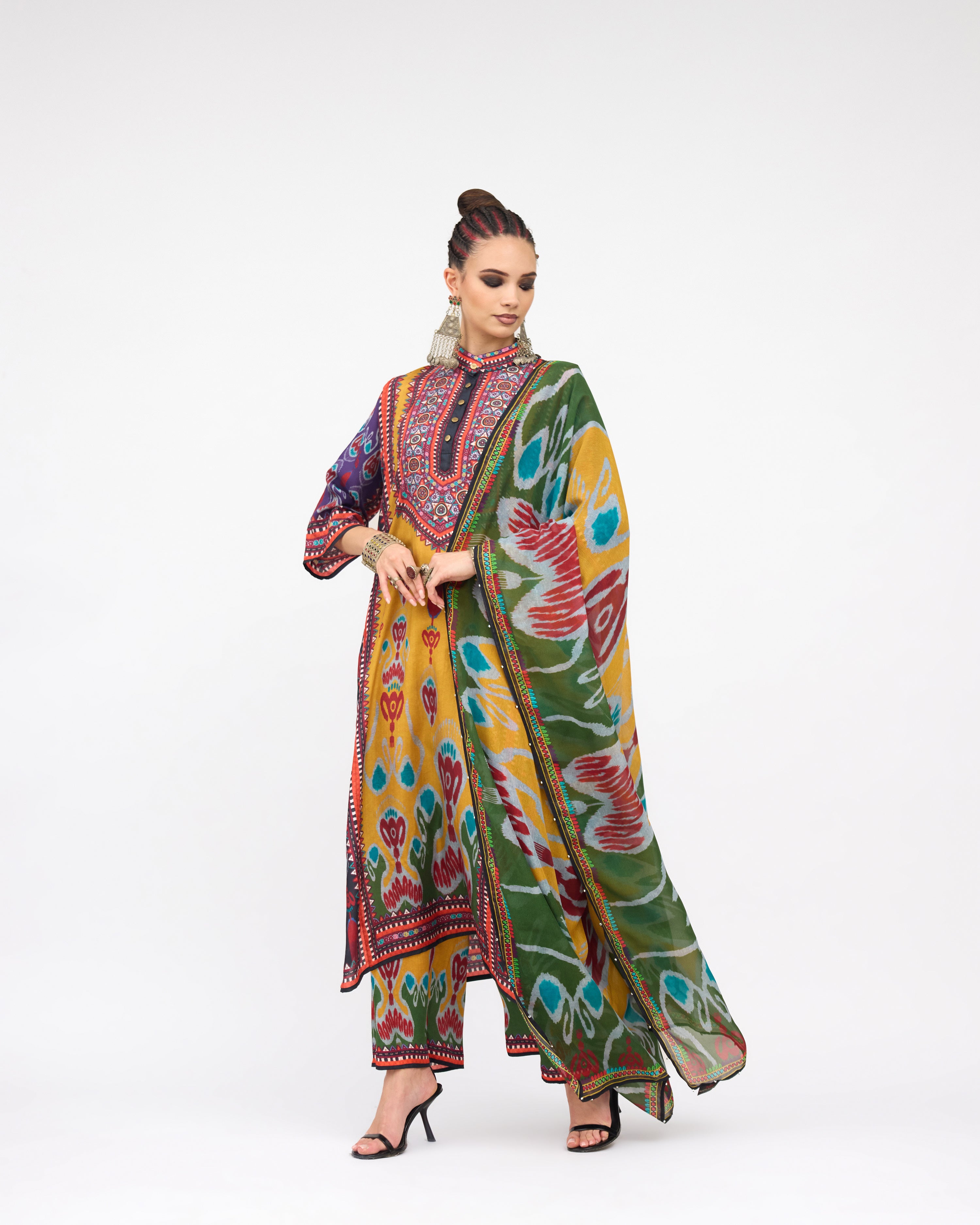 Tangier : Ghazala - Mustard/Multi