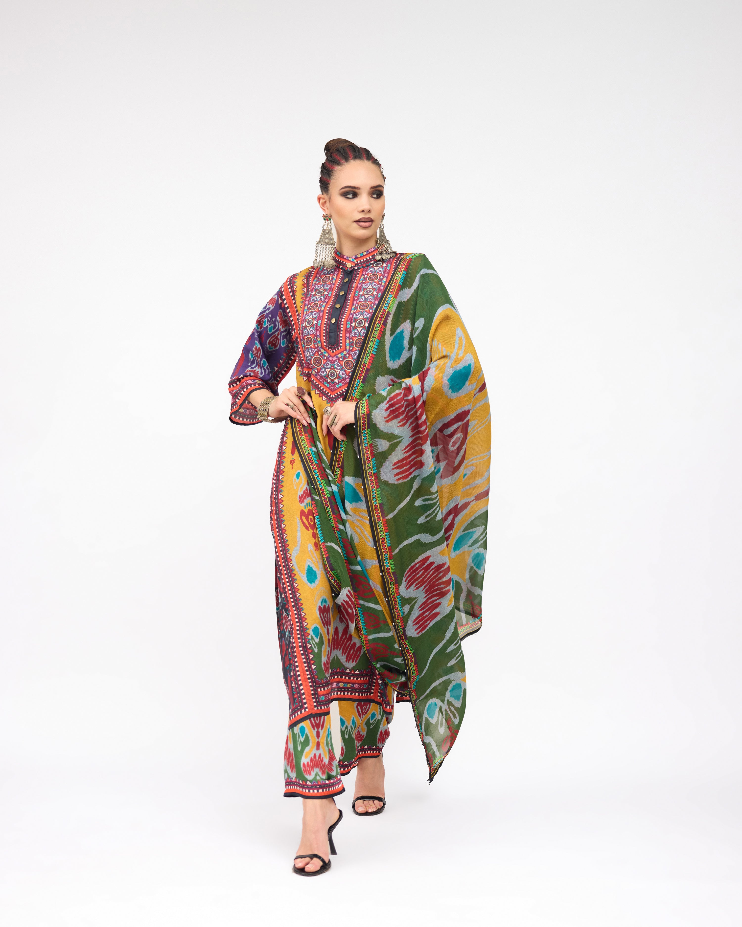 Tangier : Ghazala - Mustard/Multi
