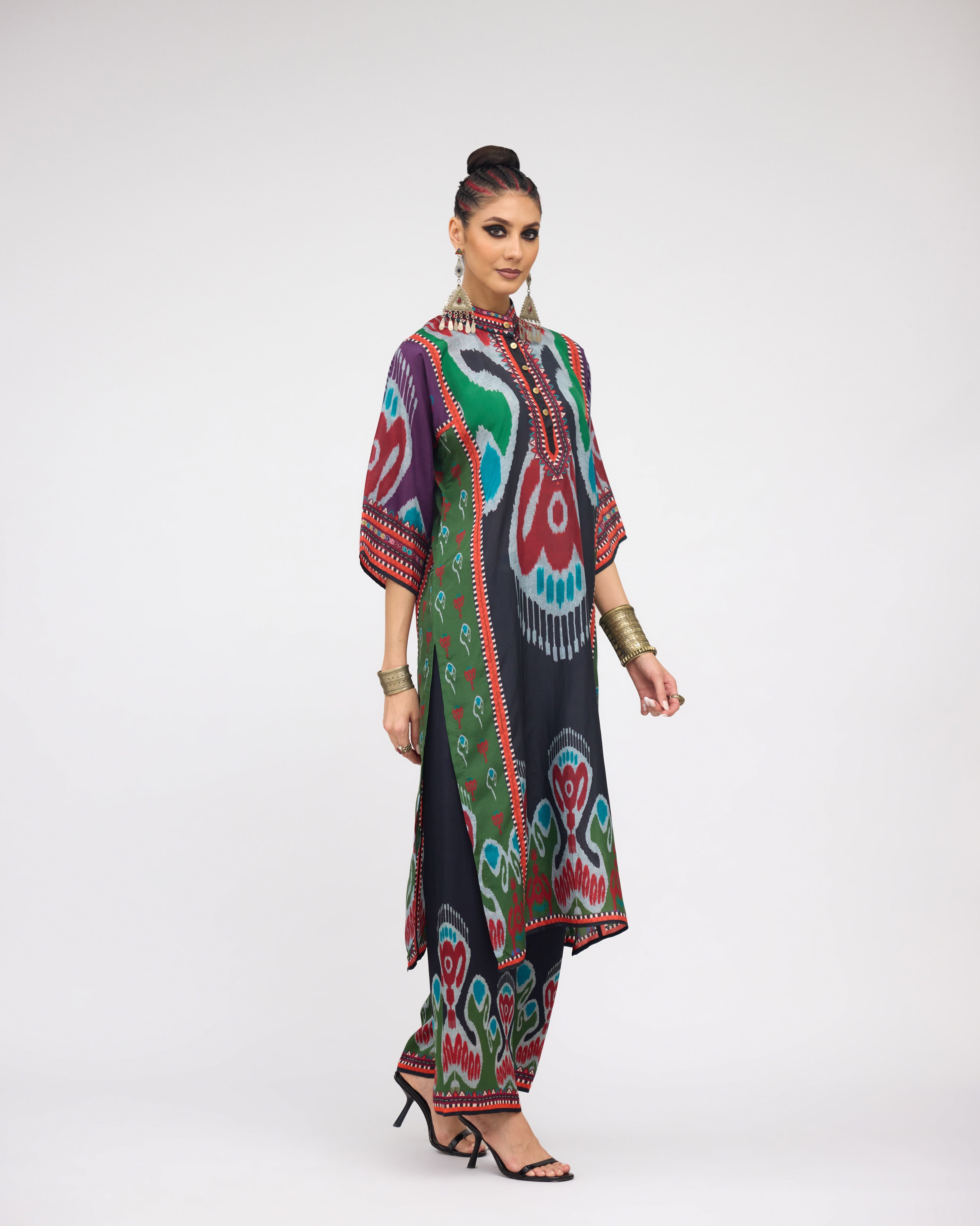 Tangier : Ghazala - Charcoal/Multi