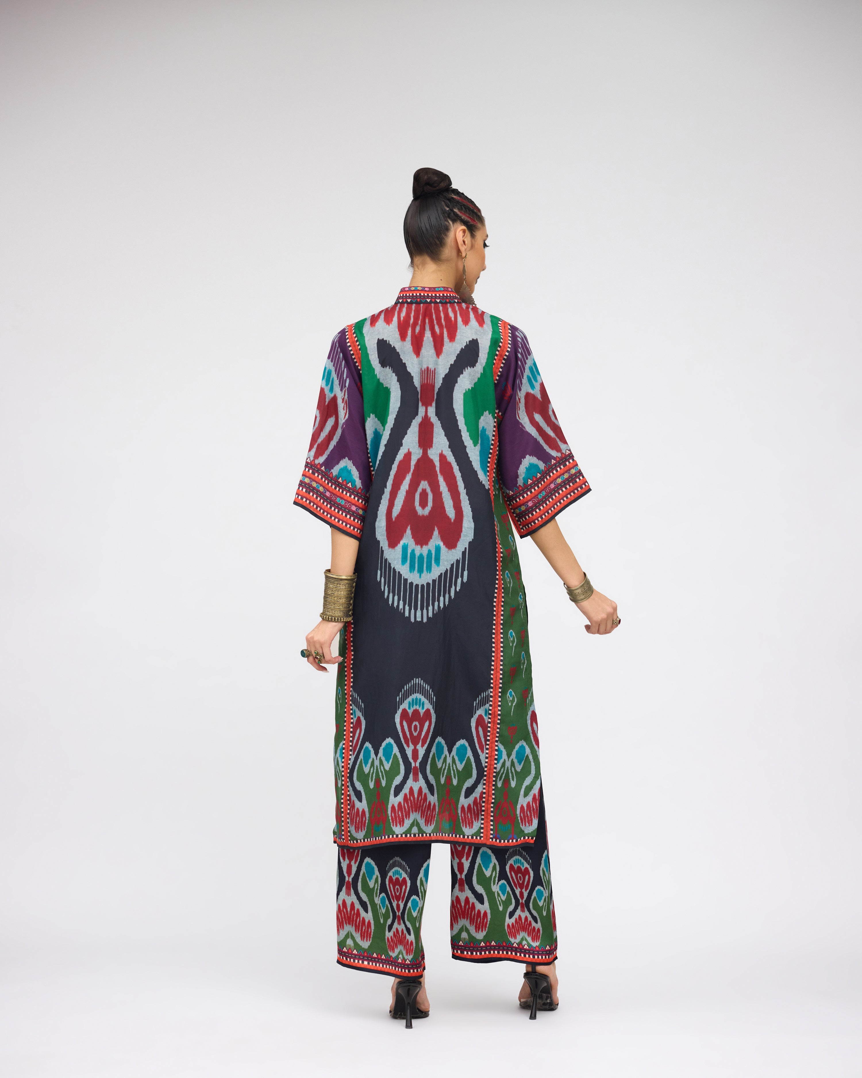 Tangier : Ghazala - Charcoal/Multi