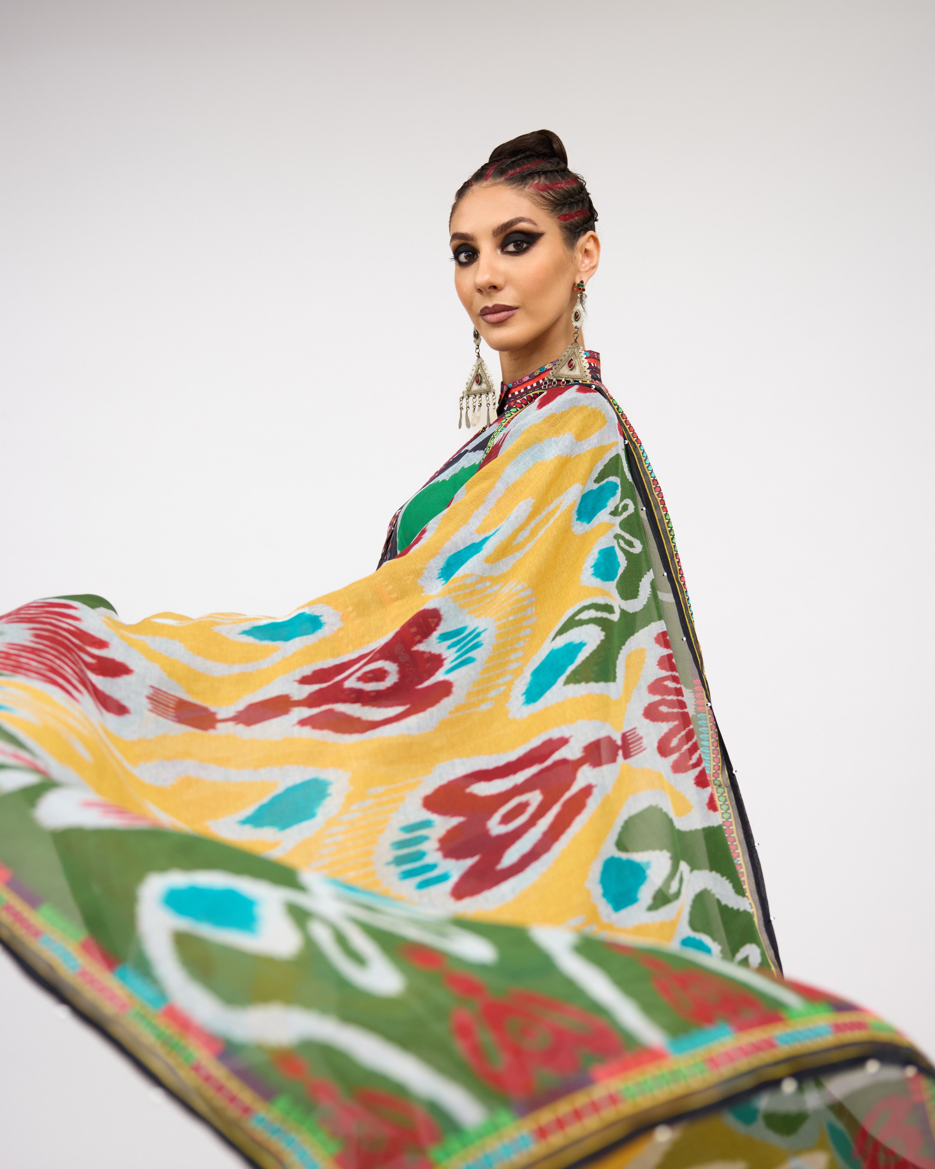 Tangier : Ghazala - Charcoal/Multi