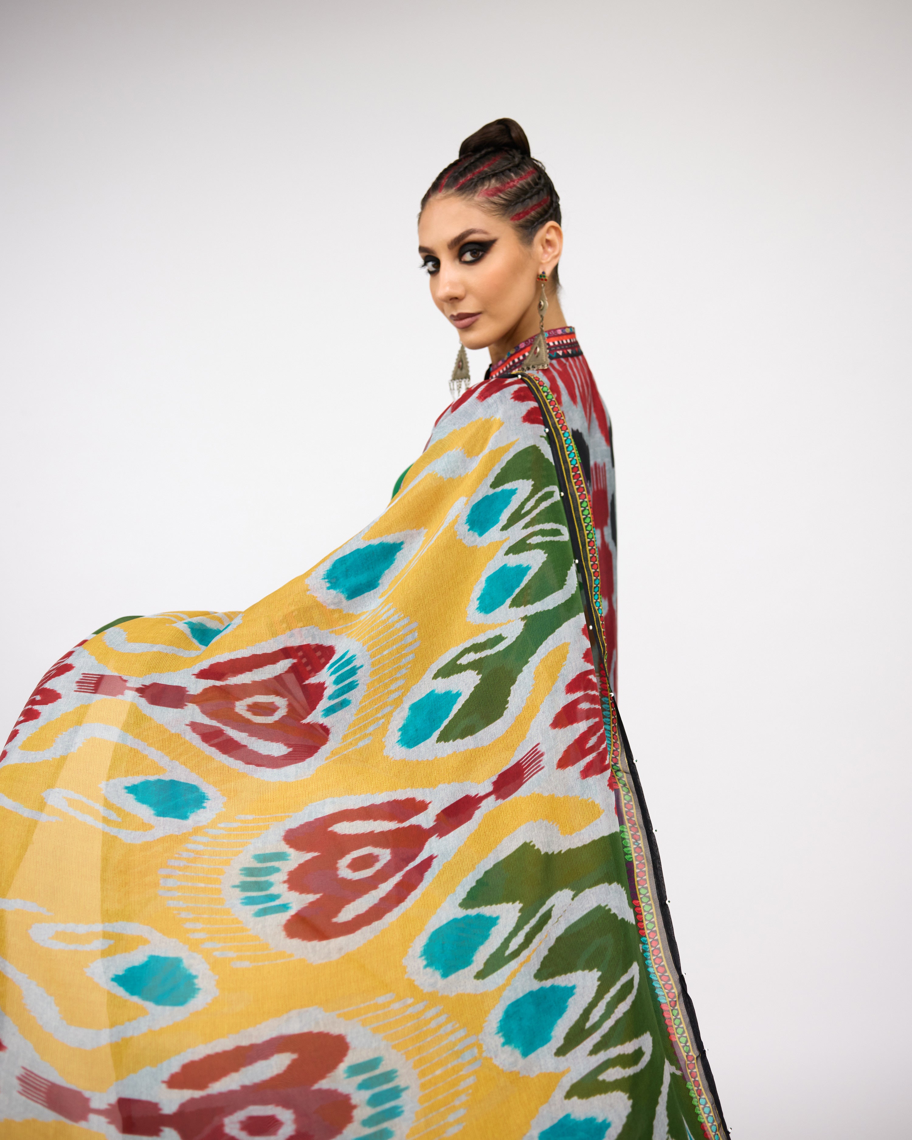 Tangier : Ghazala - Charcoal/Multi