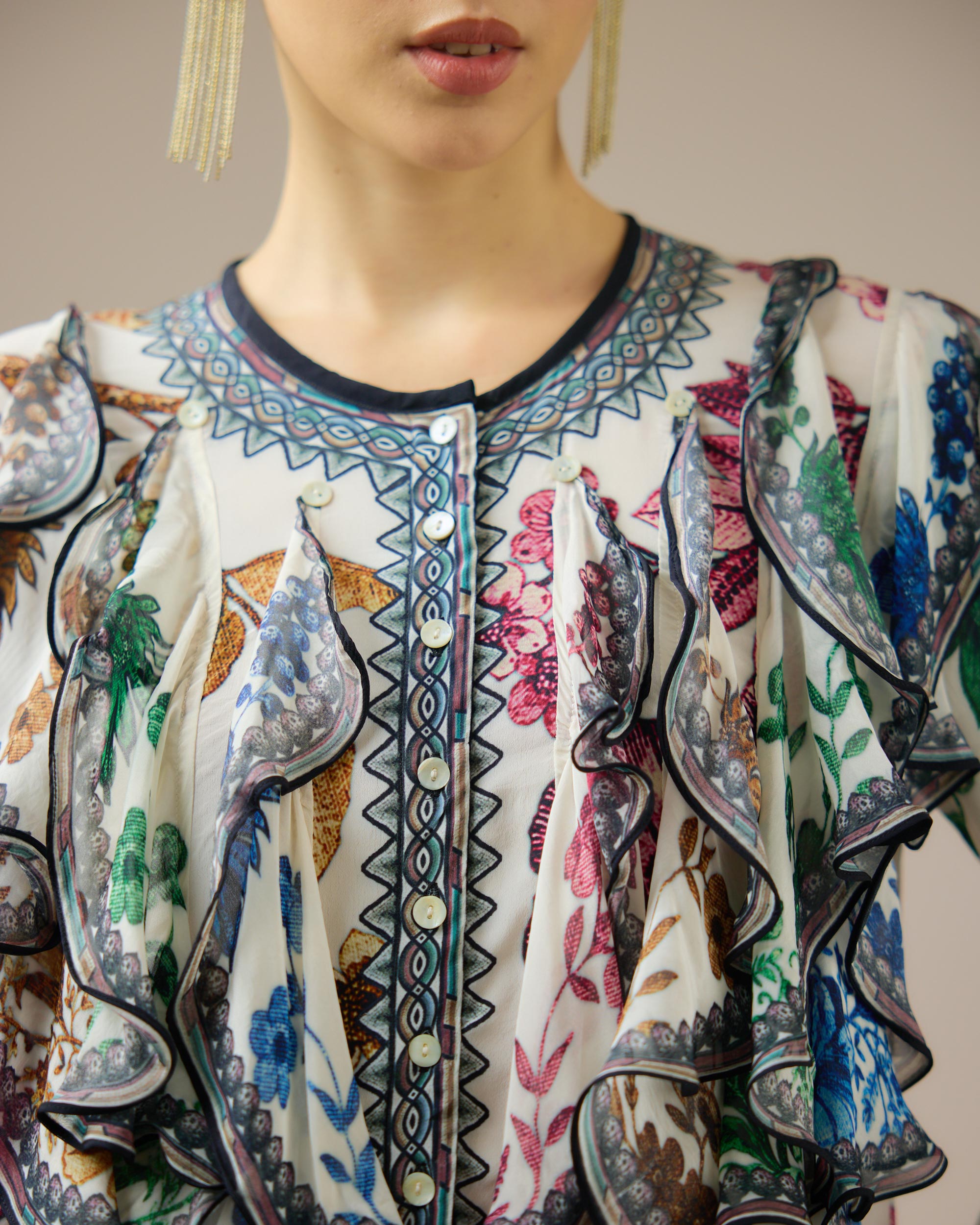 Florence : Franchesca - White/Multi