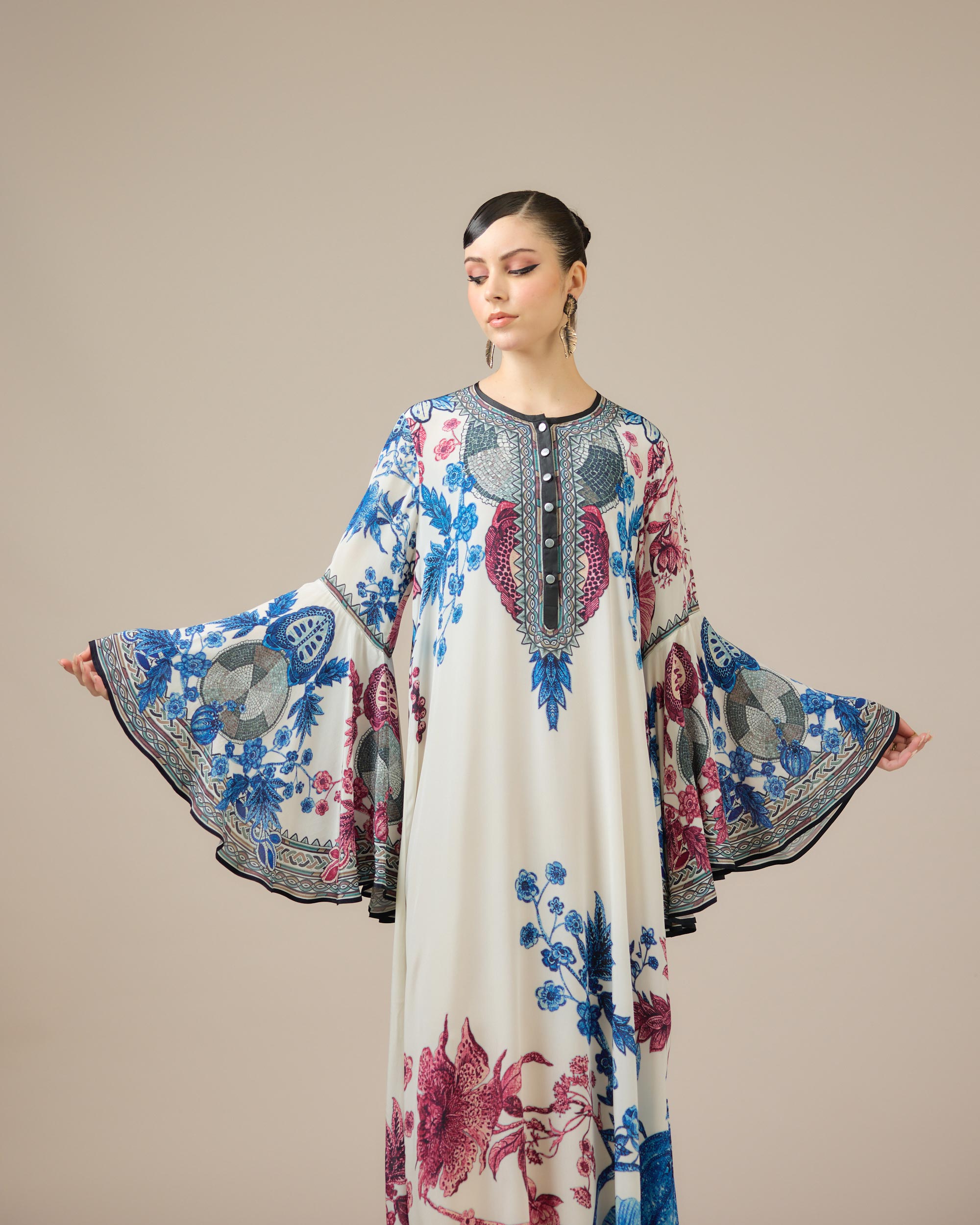 Florence : Bionda - Blue/Raspberry