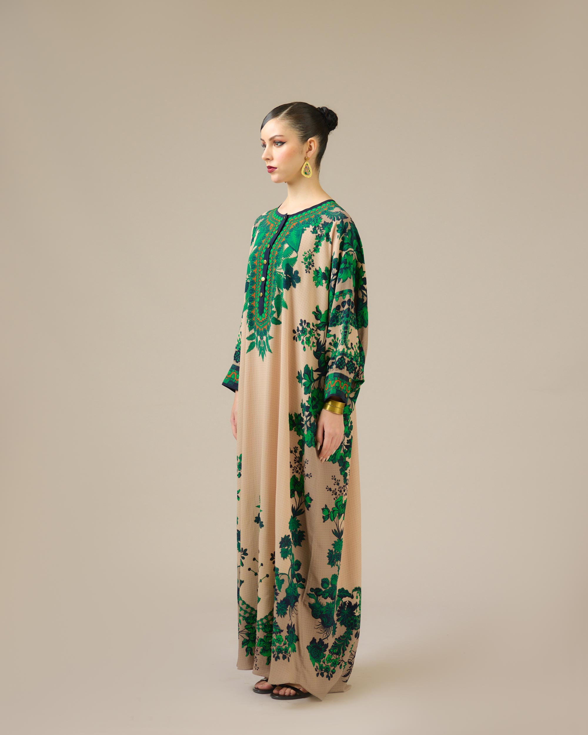 Nizam : Mabel - Nude/Emerald