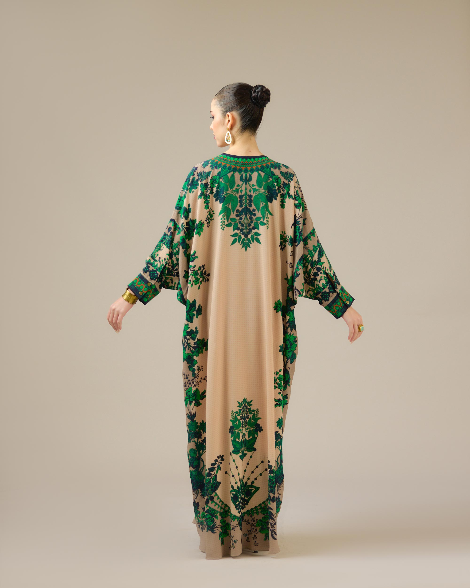 Nizam : Mabel - Nude/Emerald