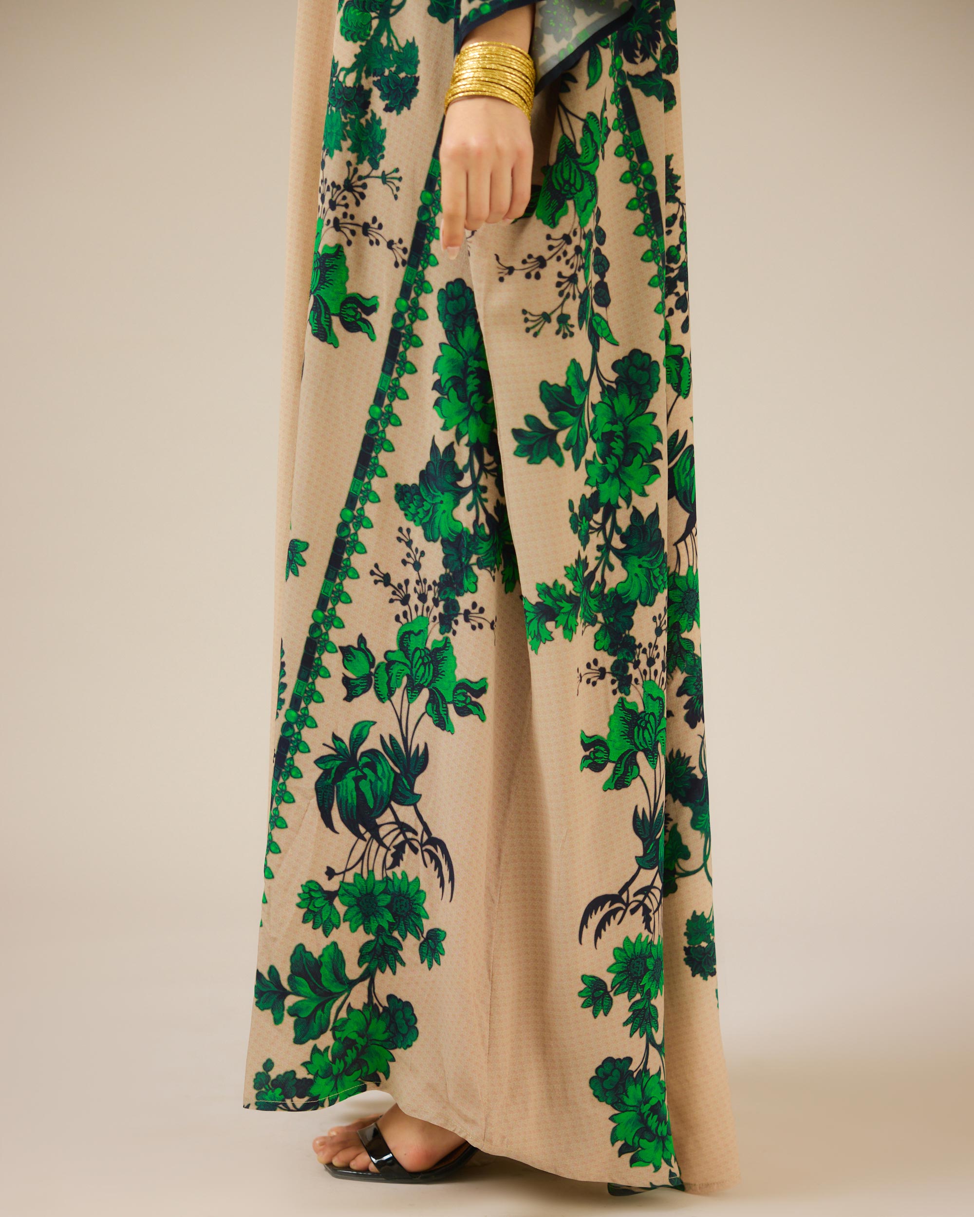 Nizam : Insha - Nude/Emerald