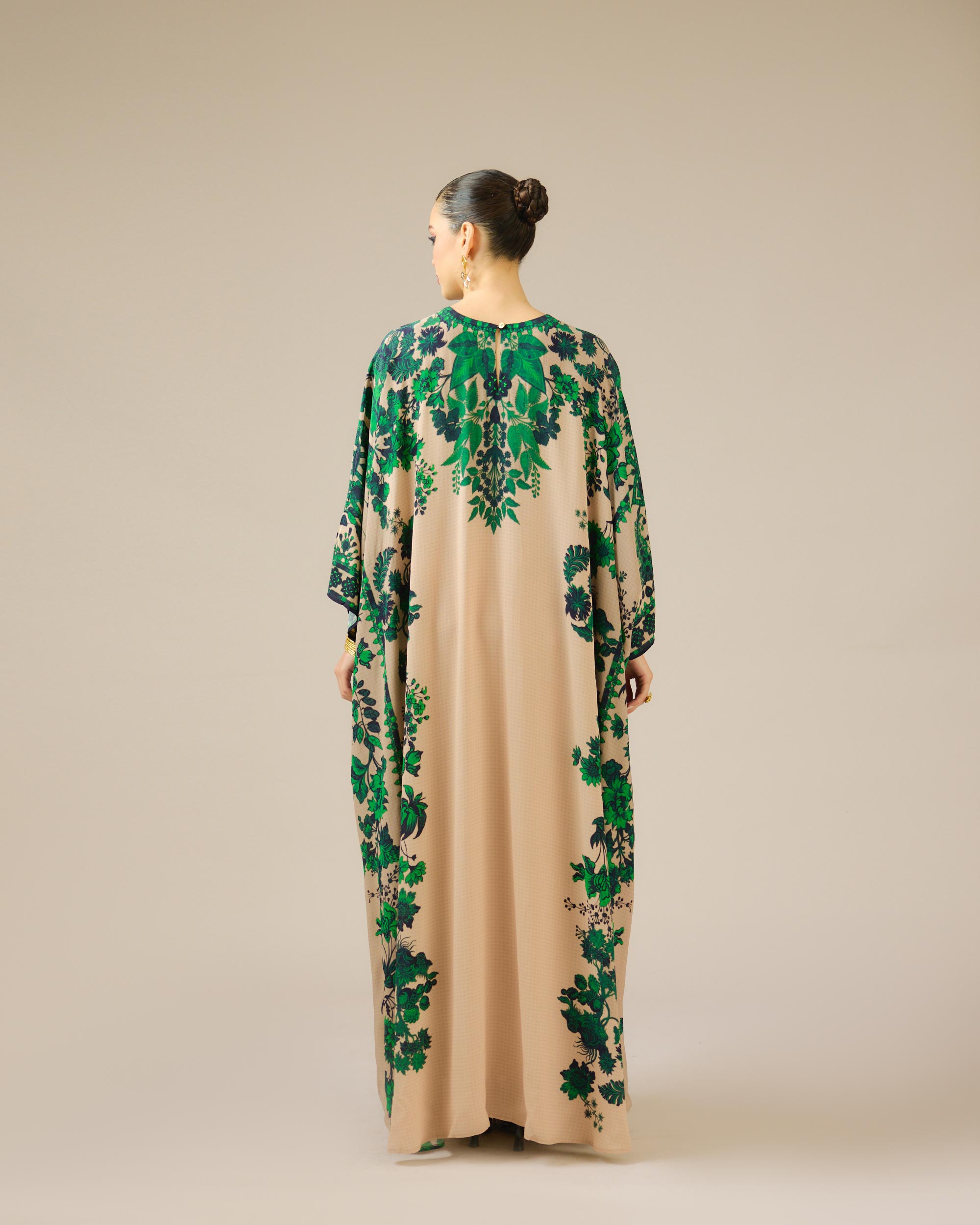 Nizam : Insha - Nude/Emerald