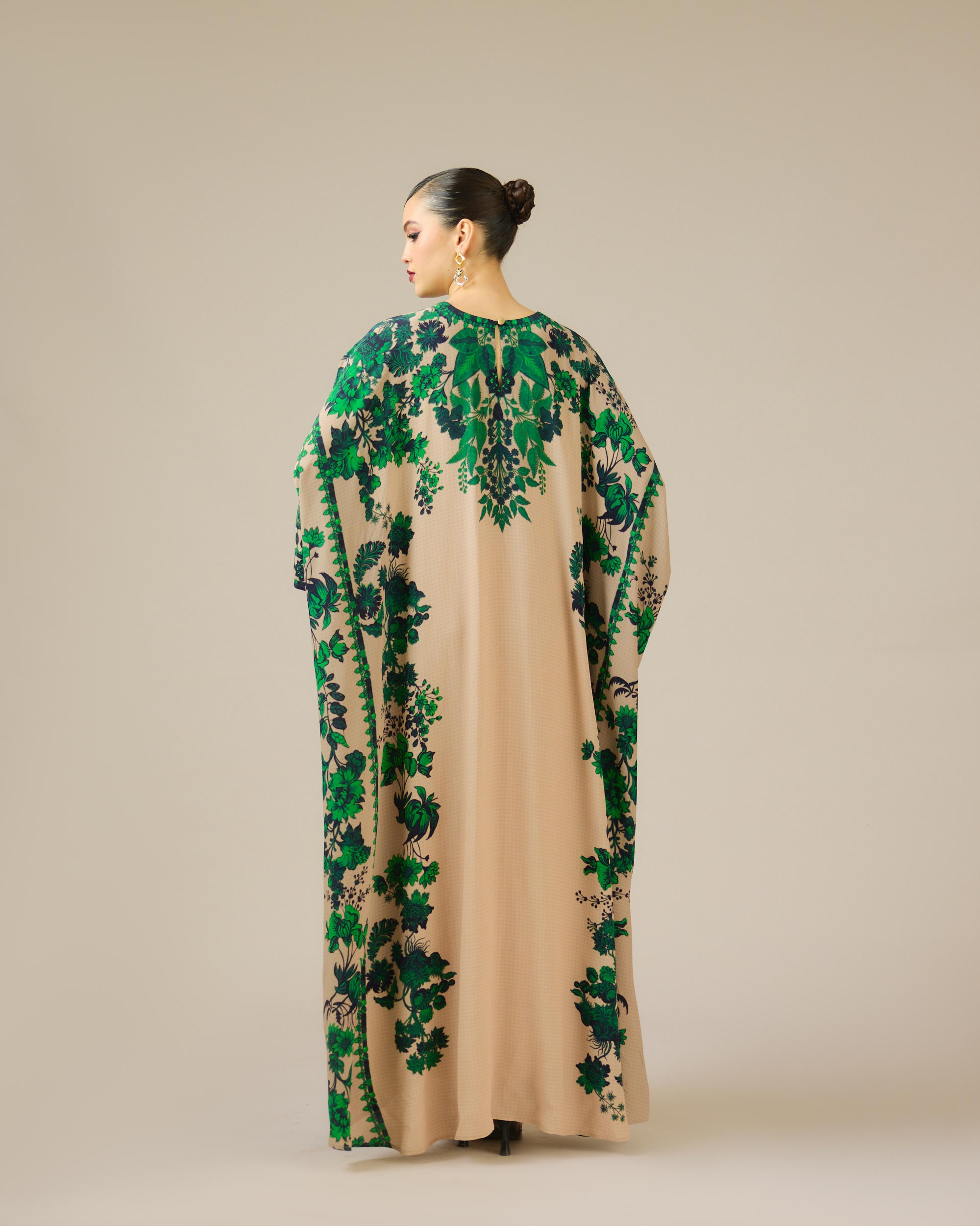 Nizam : Insha - Nude/Emerald