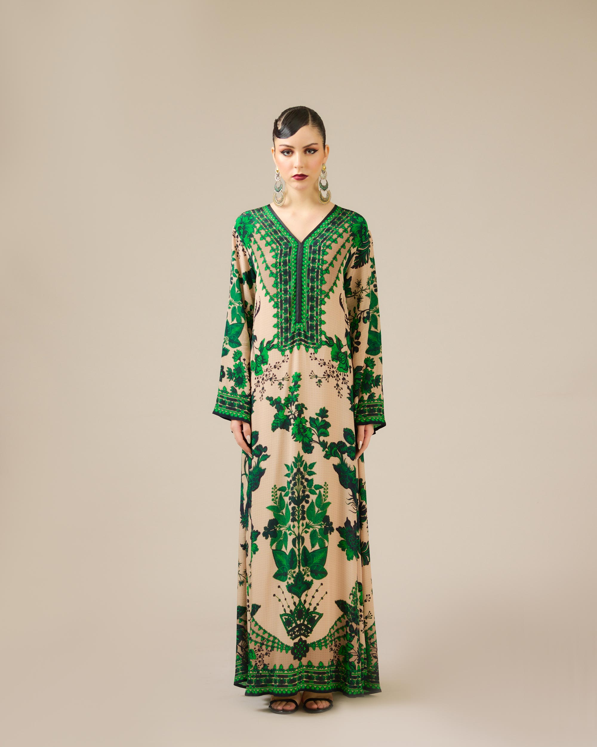 Nizam : Chantel - Nude/Emerald