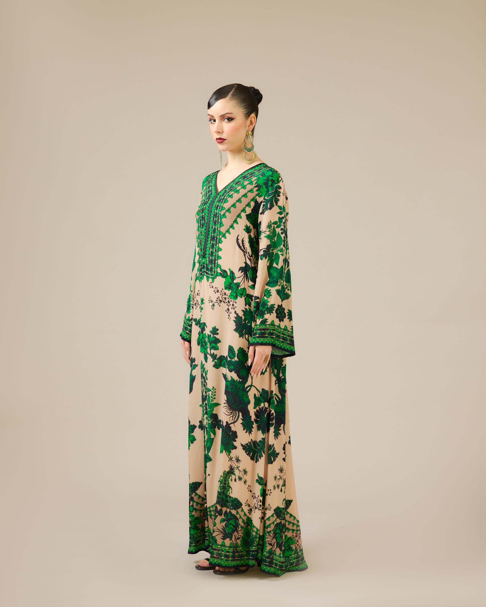 Nizam : Chantel - Nude/Emerald