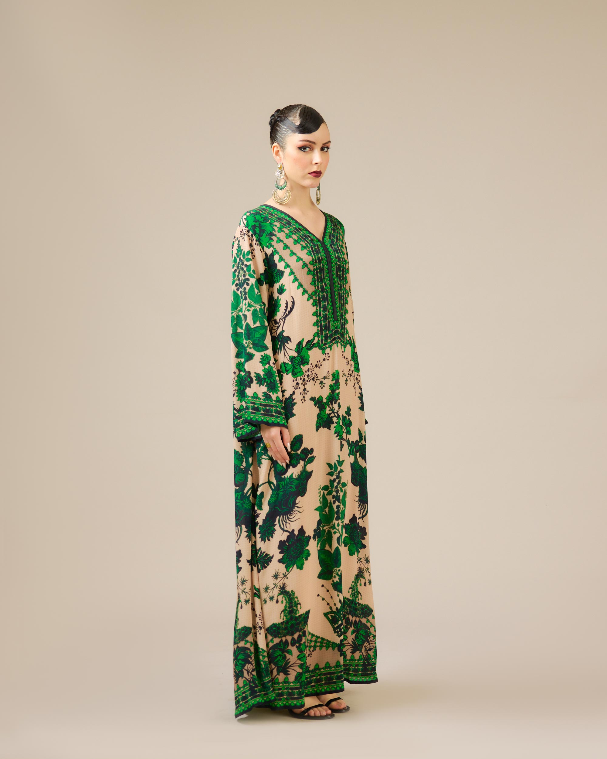 Nizam : Chantel - Nude/Emerald