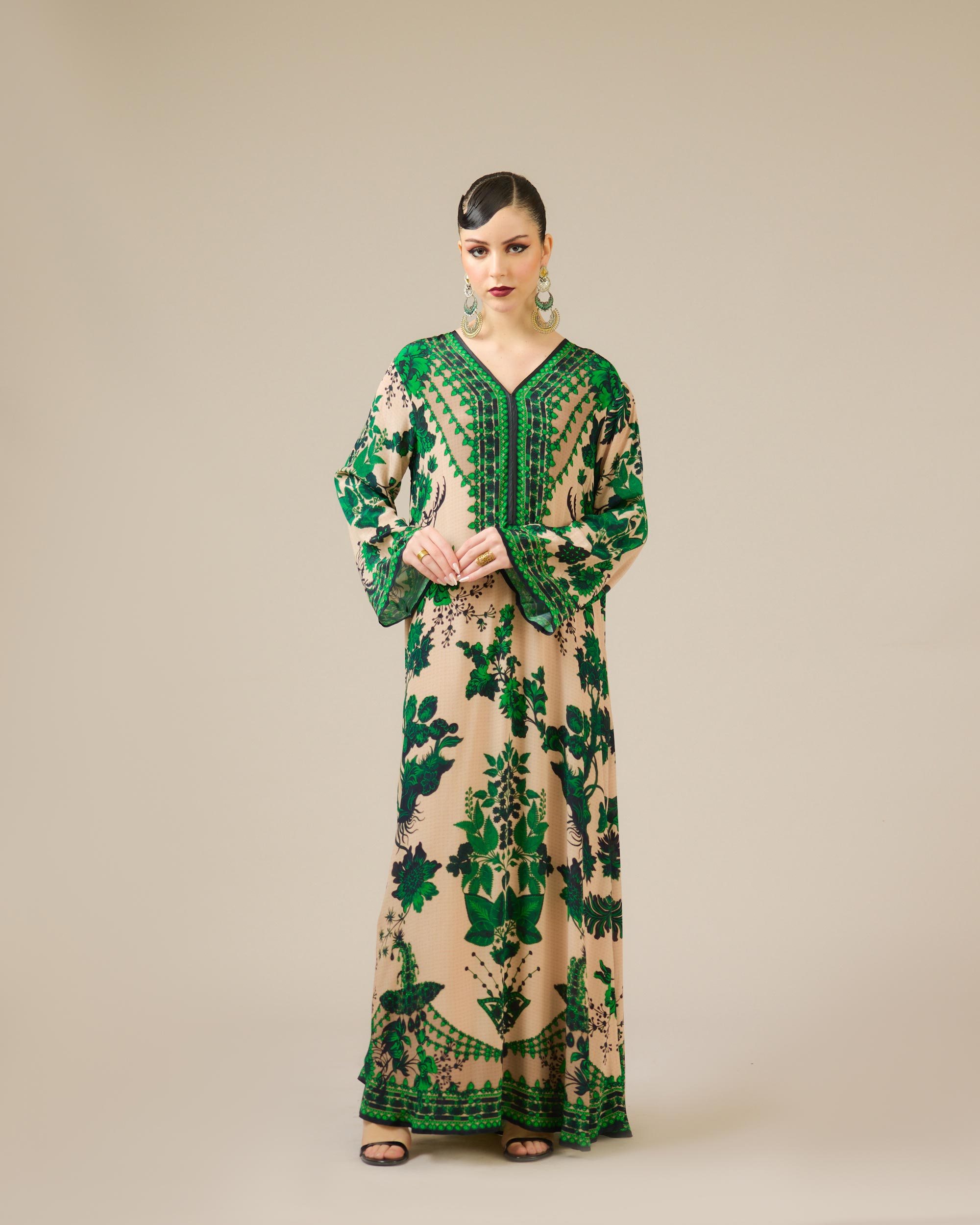 Nizam : Chantel - Nude/Emerald