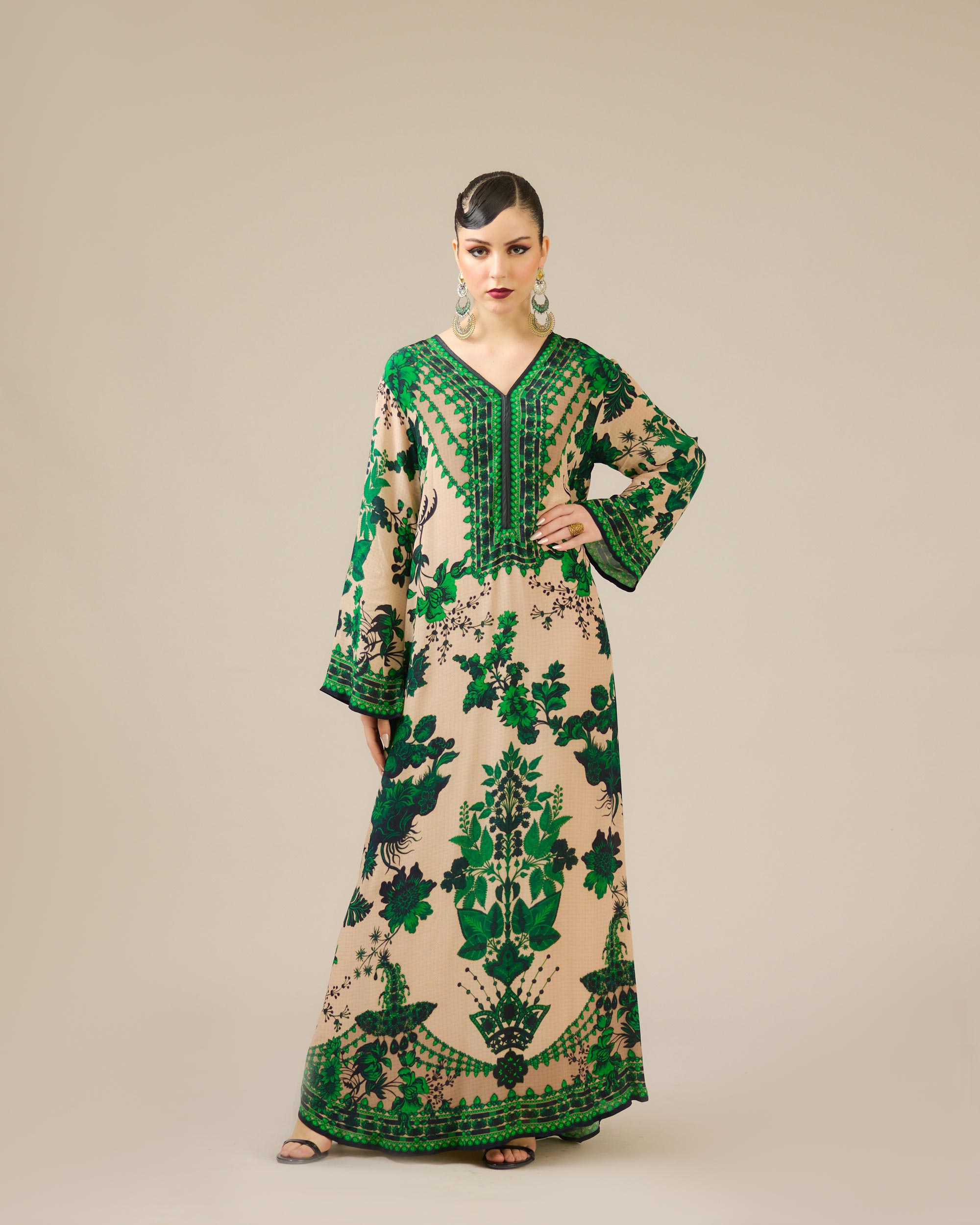 Nizam : Chantel - Nude/Emerald