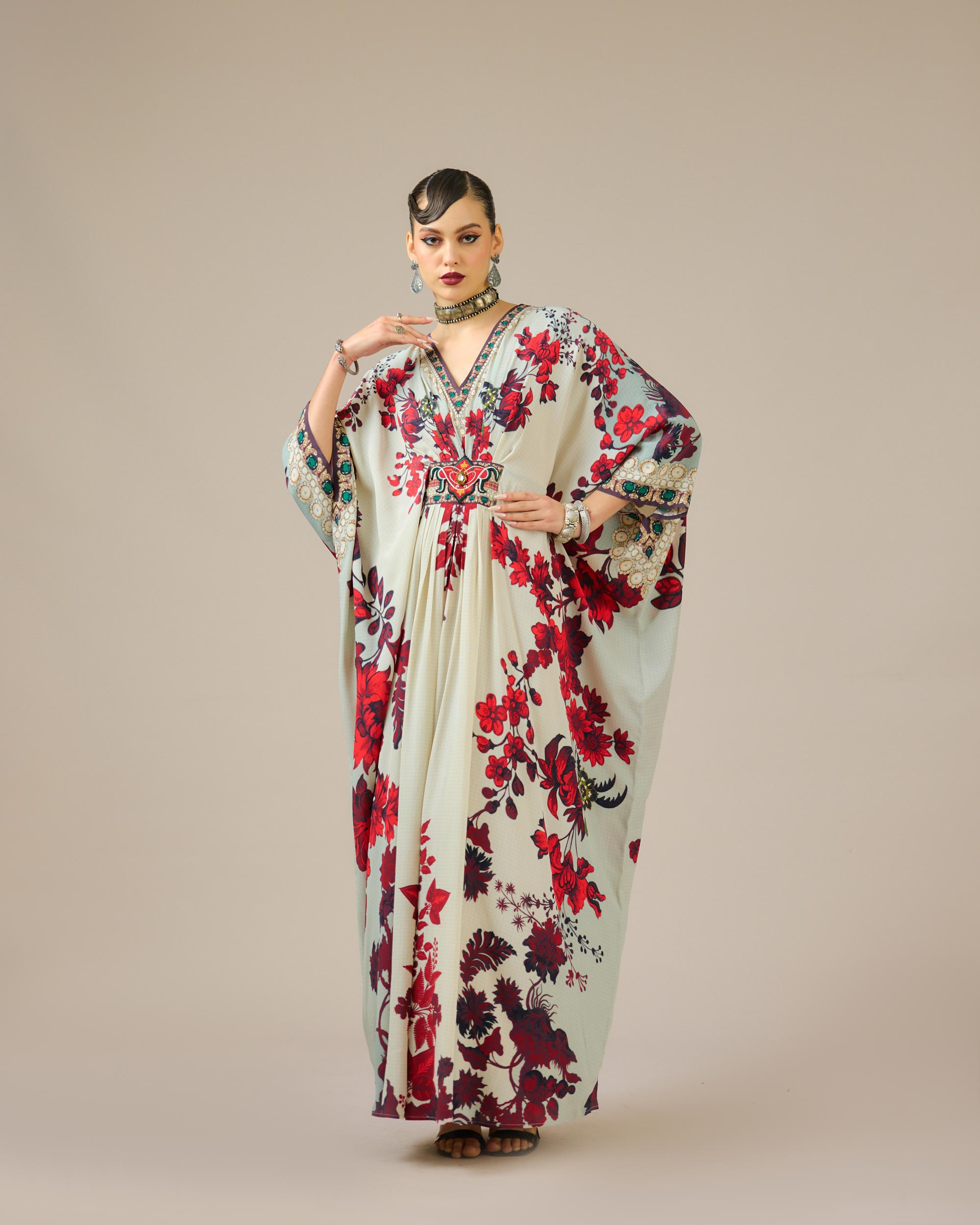 Nizam : Imama - Ivory/Red