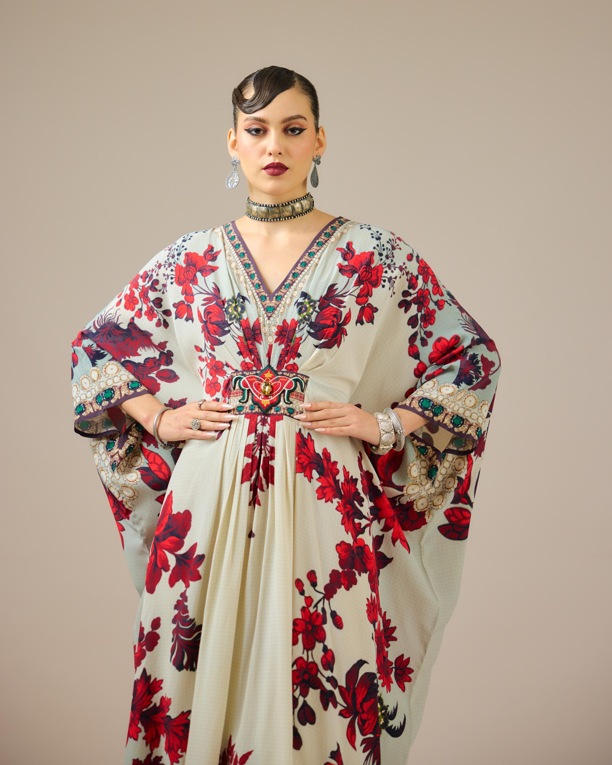 Nizam : Imama - Ivory/Red