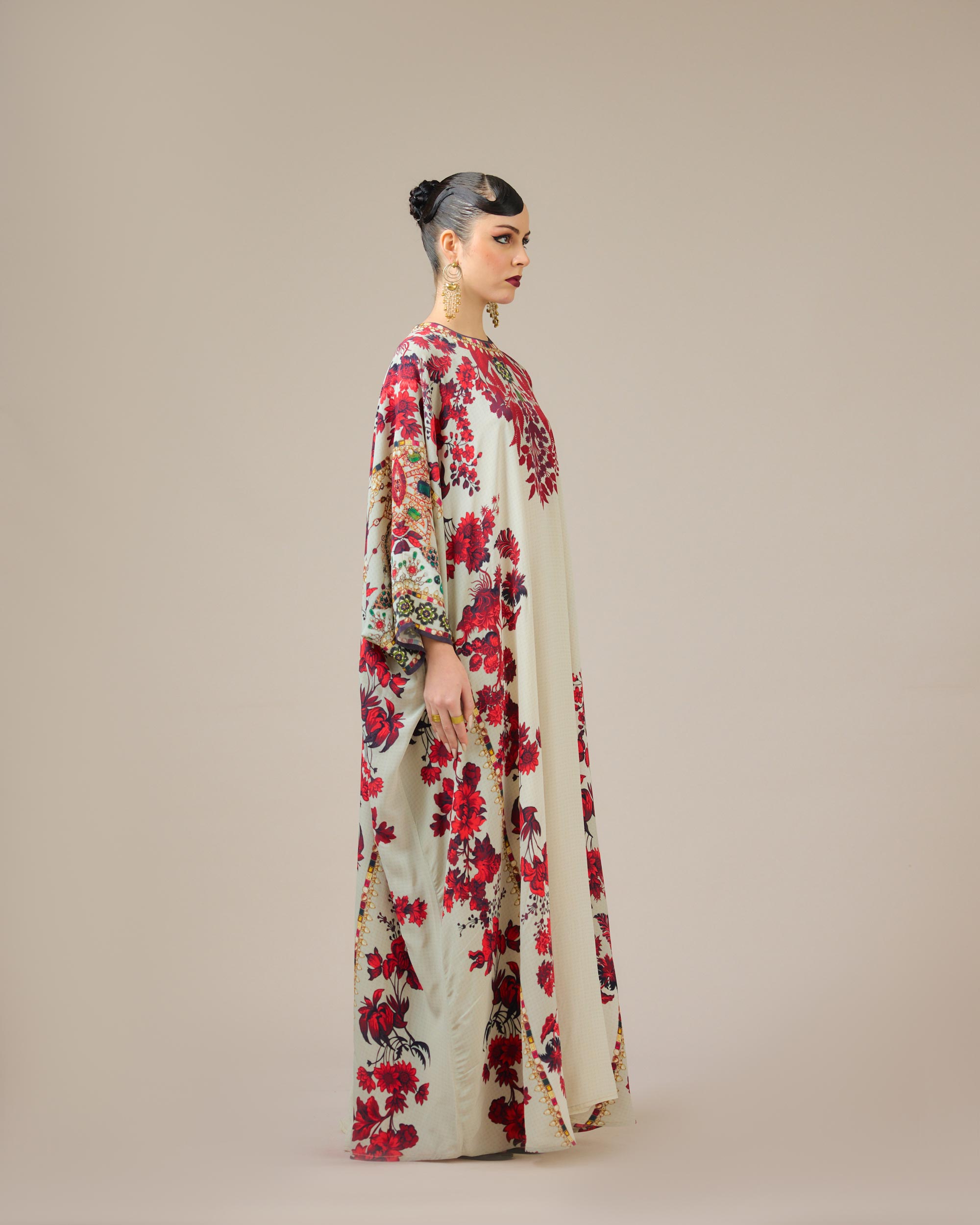 Nizam : Insha - Ivory/Red
