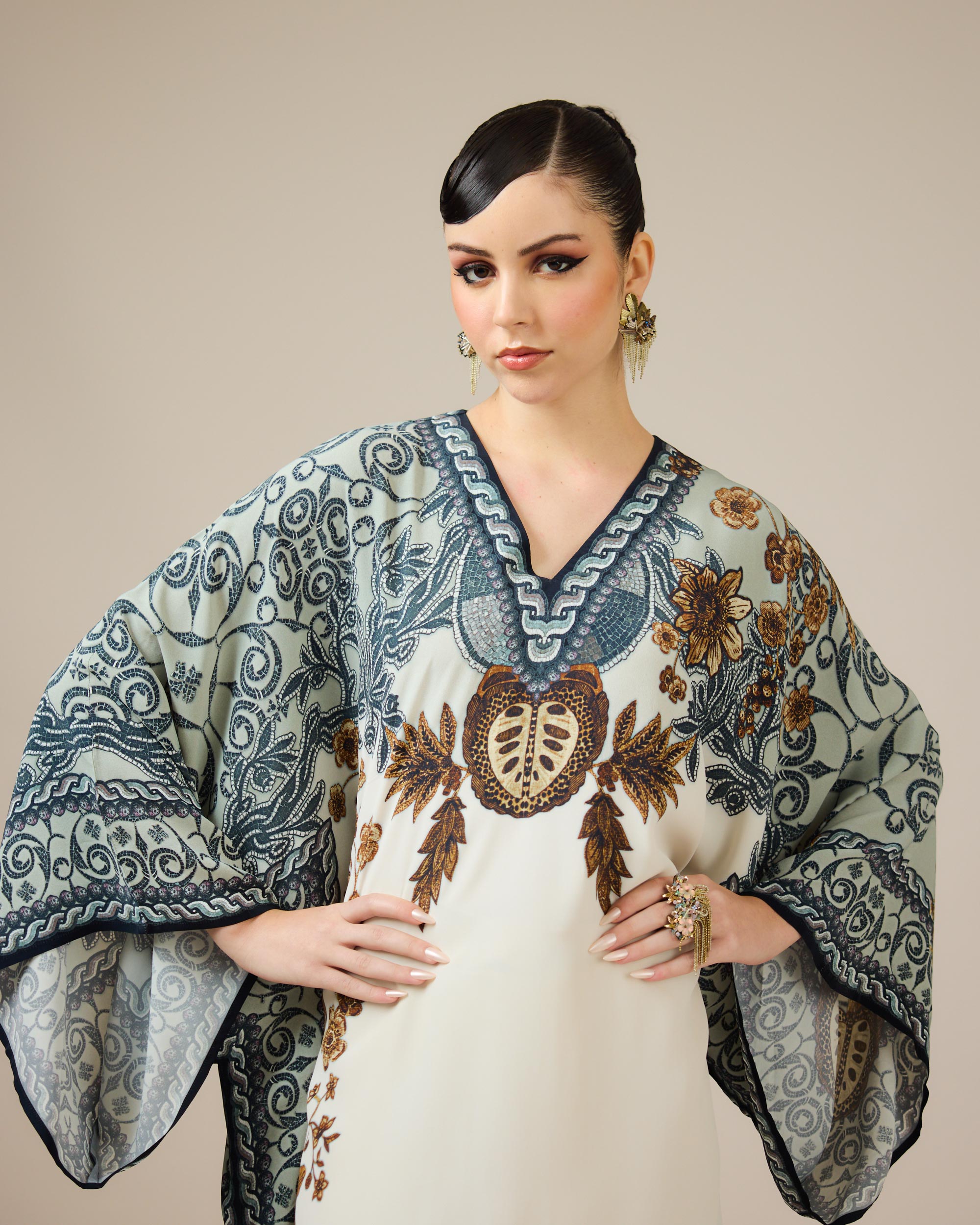 Florence : Ghufrina - Gold/White