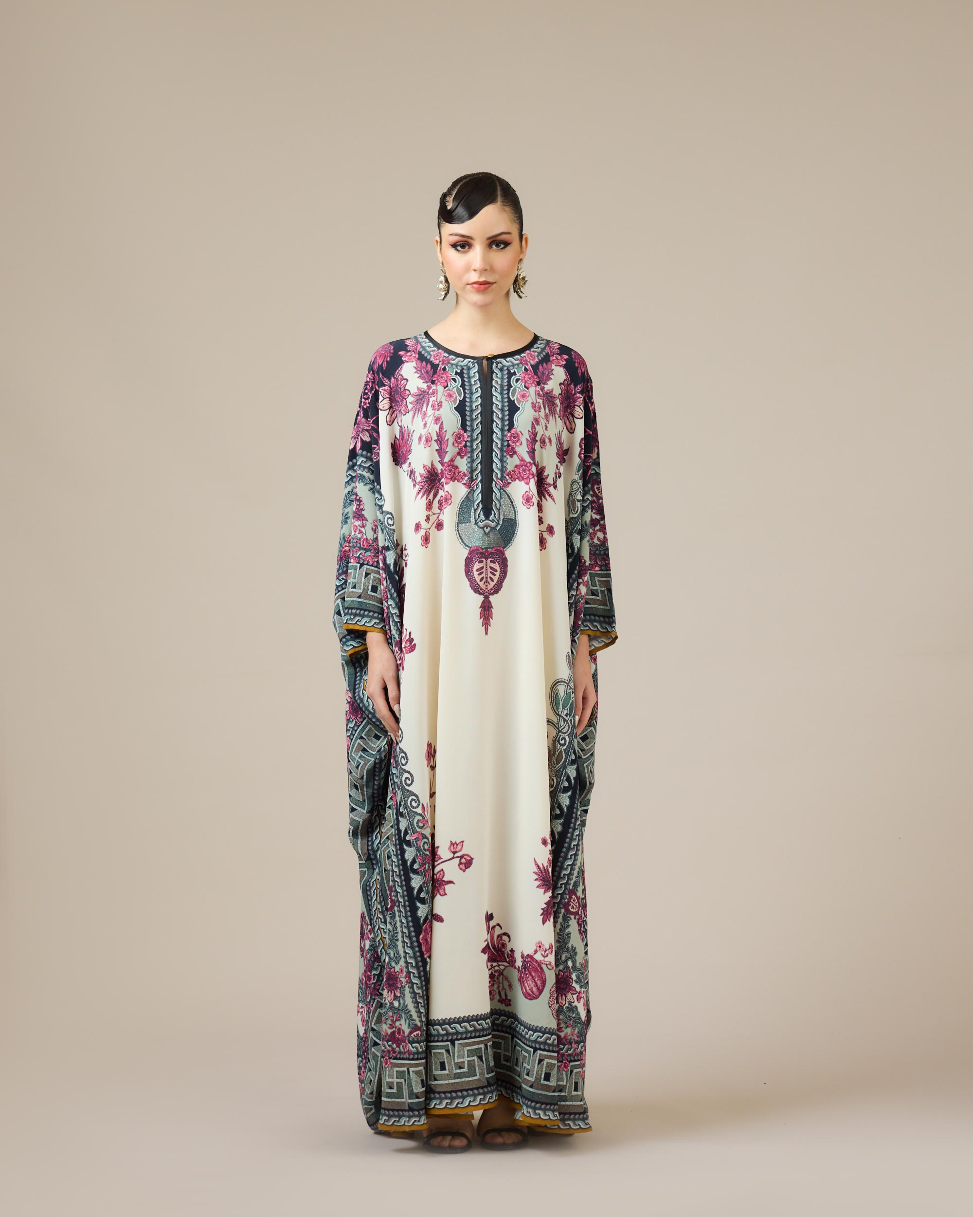 Florence : Sharifa - Ivory/Raspberry