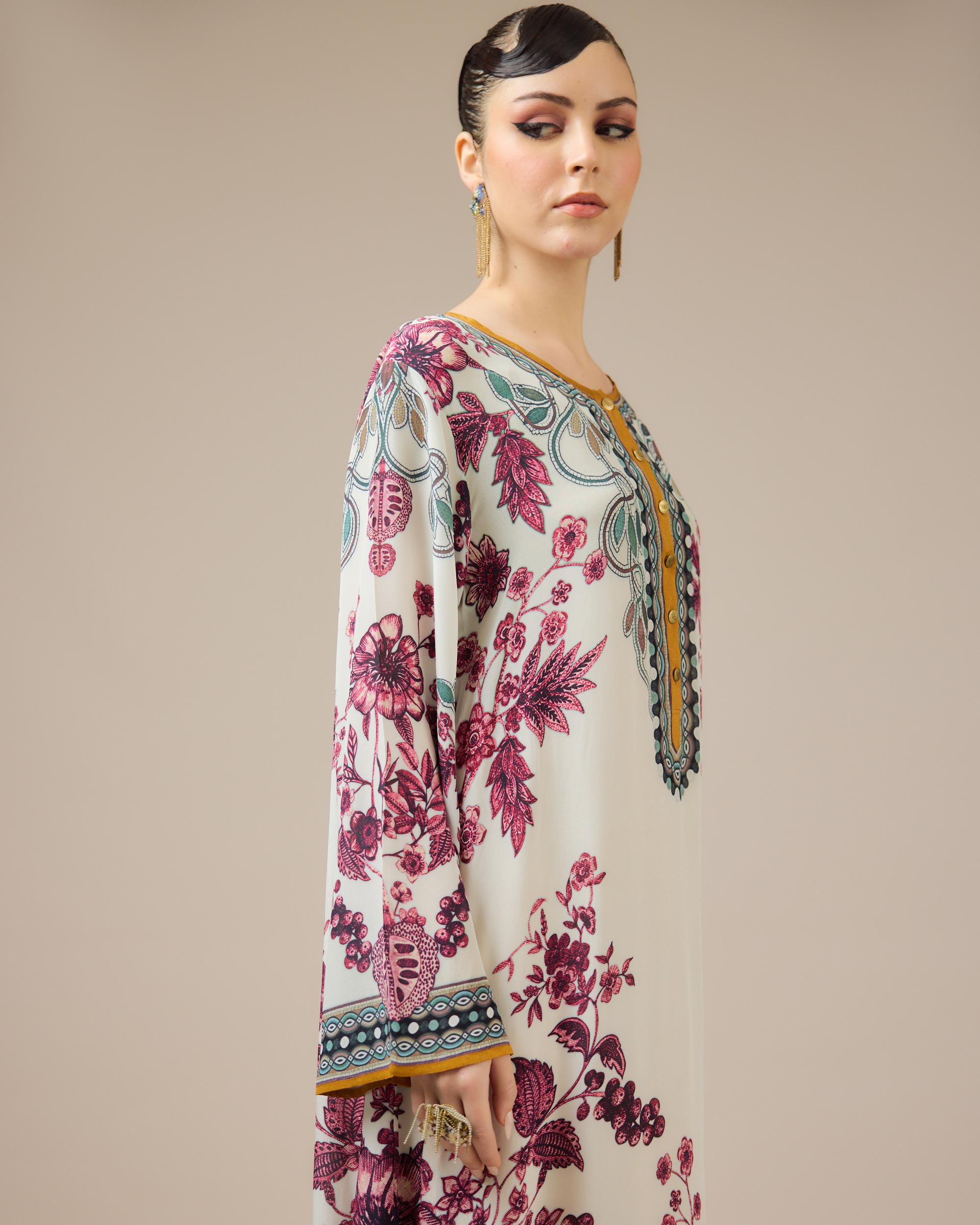 Florence : Florida - Ivory/Raspberry