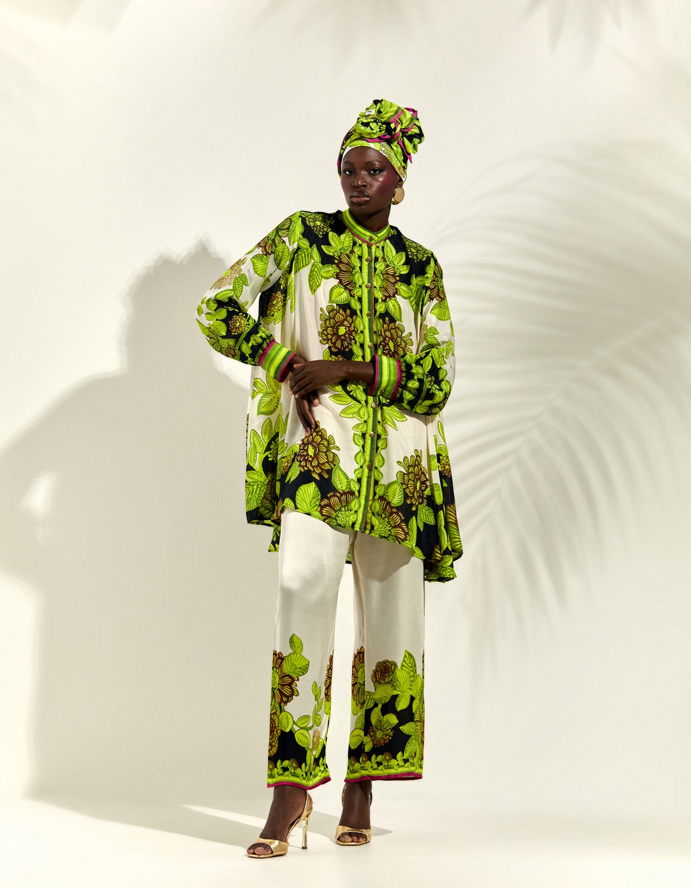 Jamaica : Nilofer - Ivory/Lime