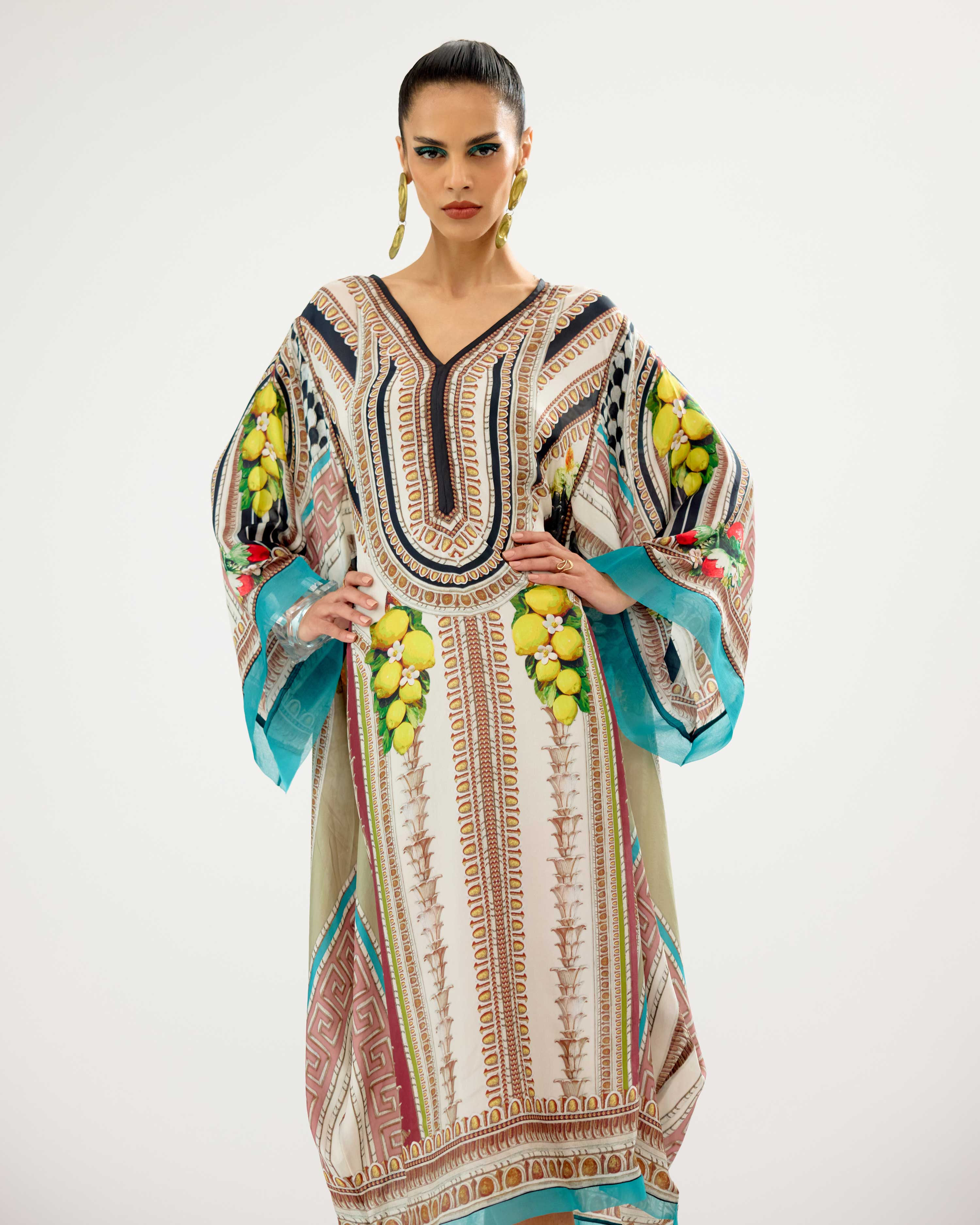 Orvieto : Olivia - Ivory/Aqua