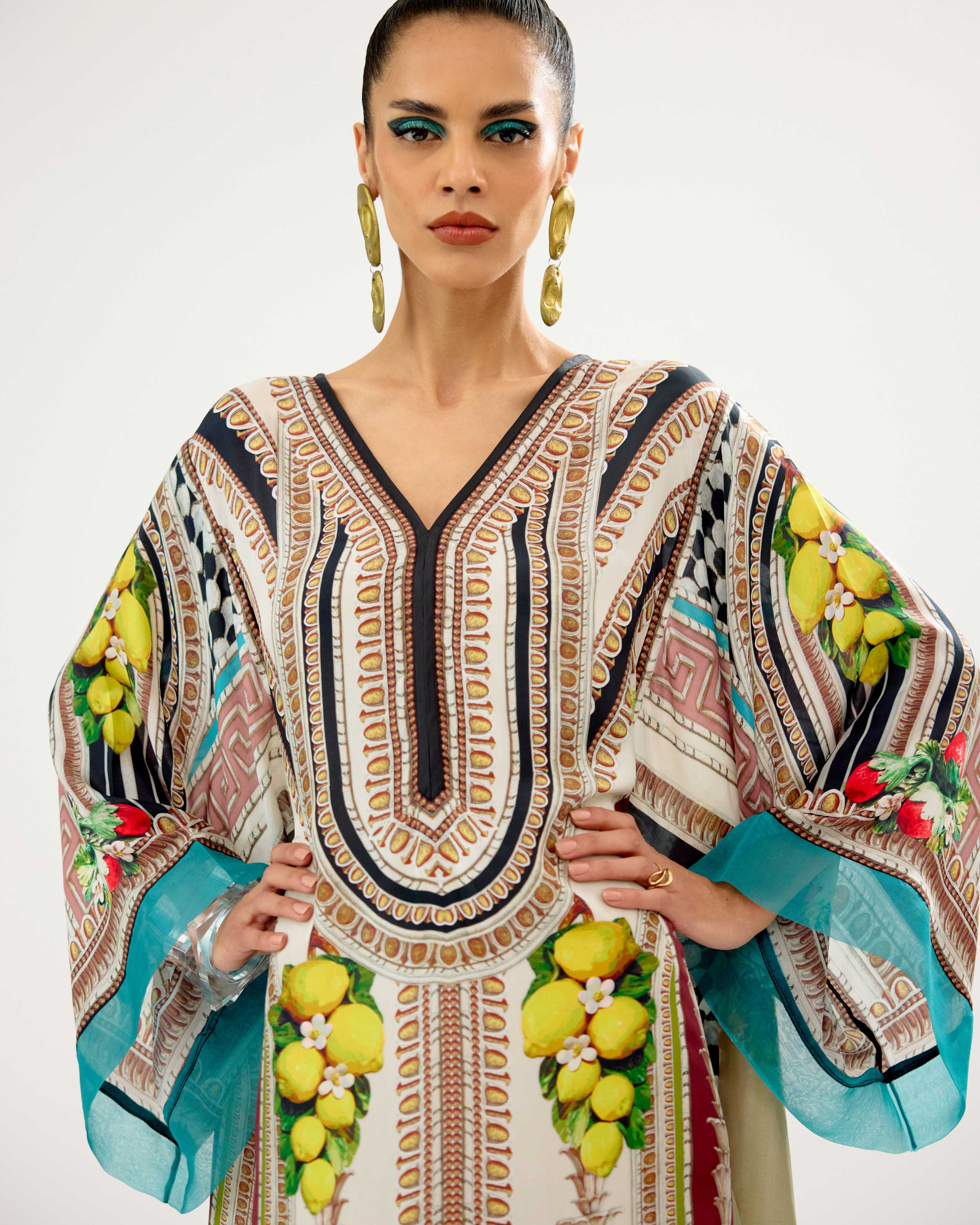 Orvieto : Olivia - Ivory/Aqua